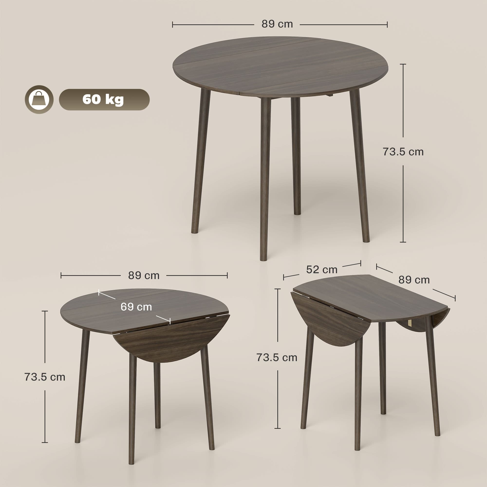 A Space-Saving Round Table That Seats Four When You Need It - image 2