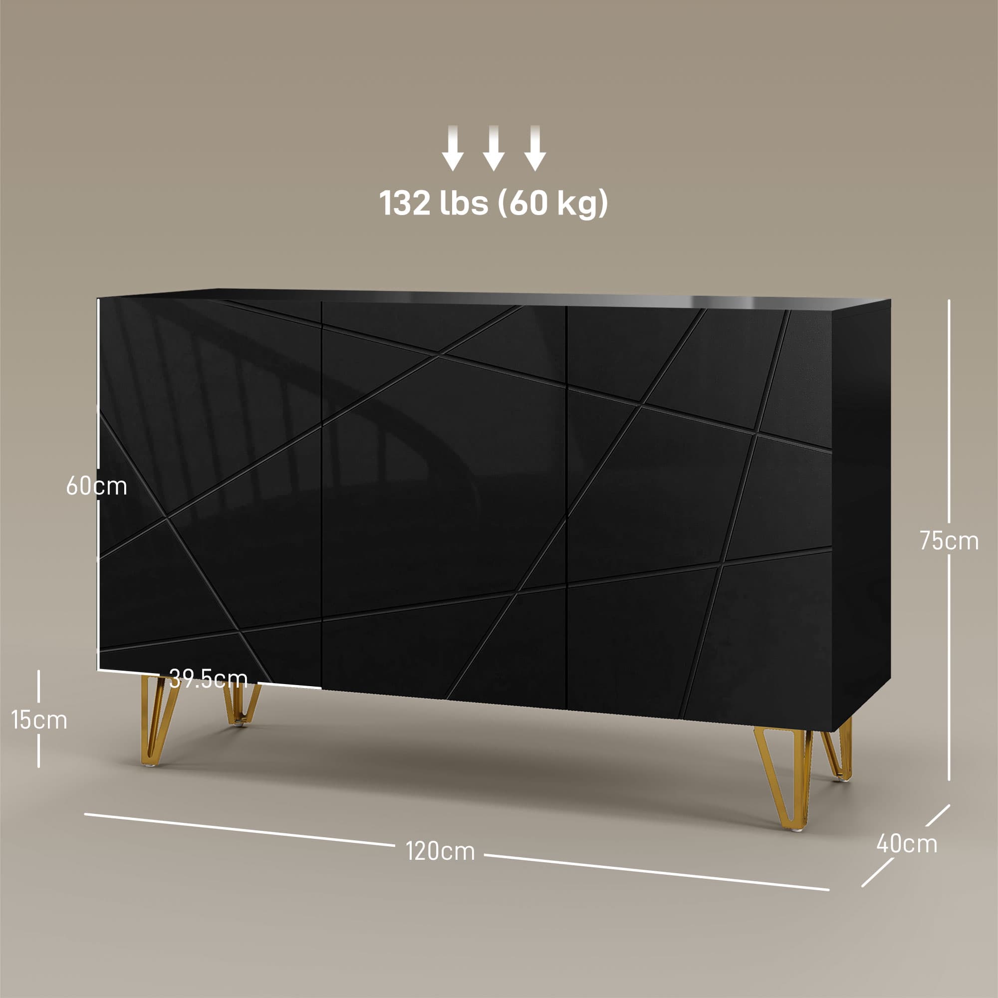 Transform Your Living Room With This Luxe Black Sideboard - image 5