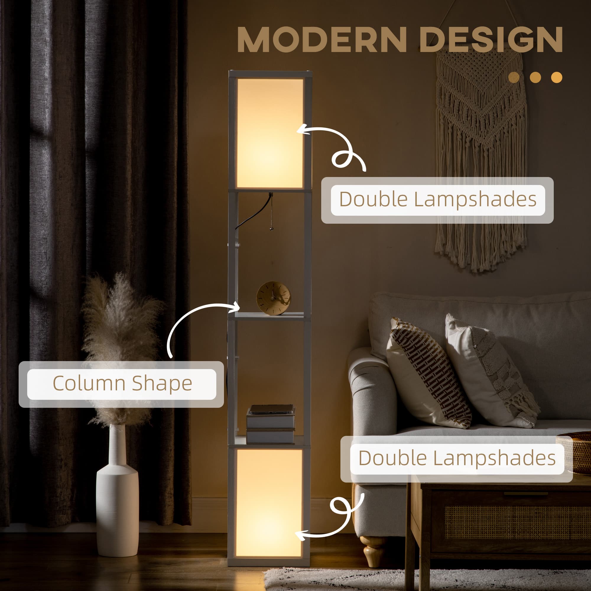 A Floor Lamp and Shelf Combined — Practical Light for Living Spaces - image 4