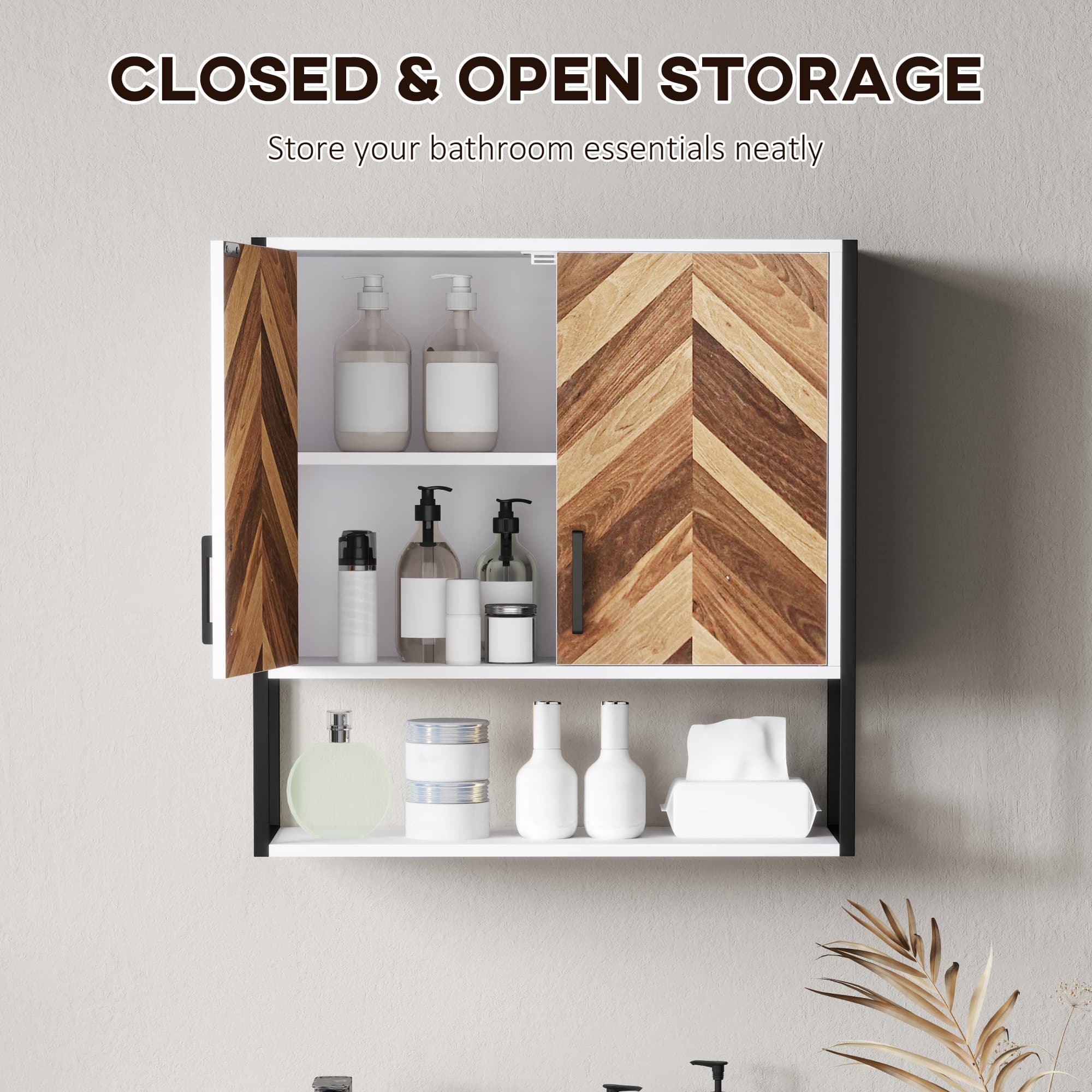 Transform Your Space with this Walnut Wall Bathroom Cabinet - image 1
