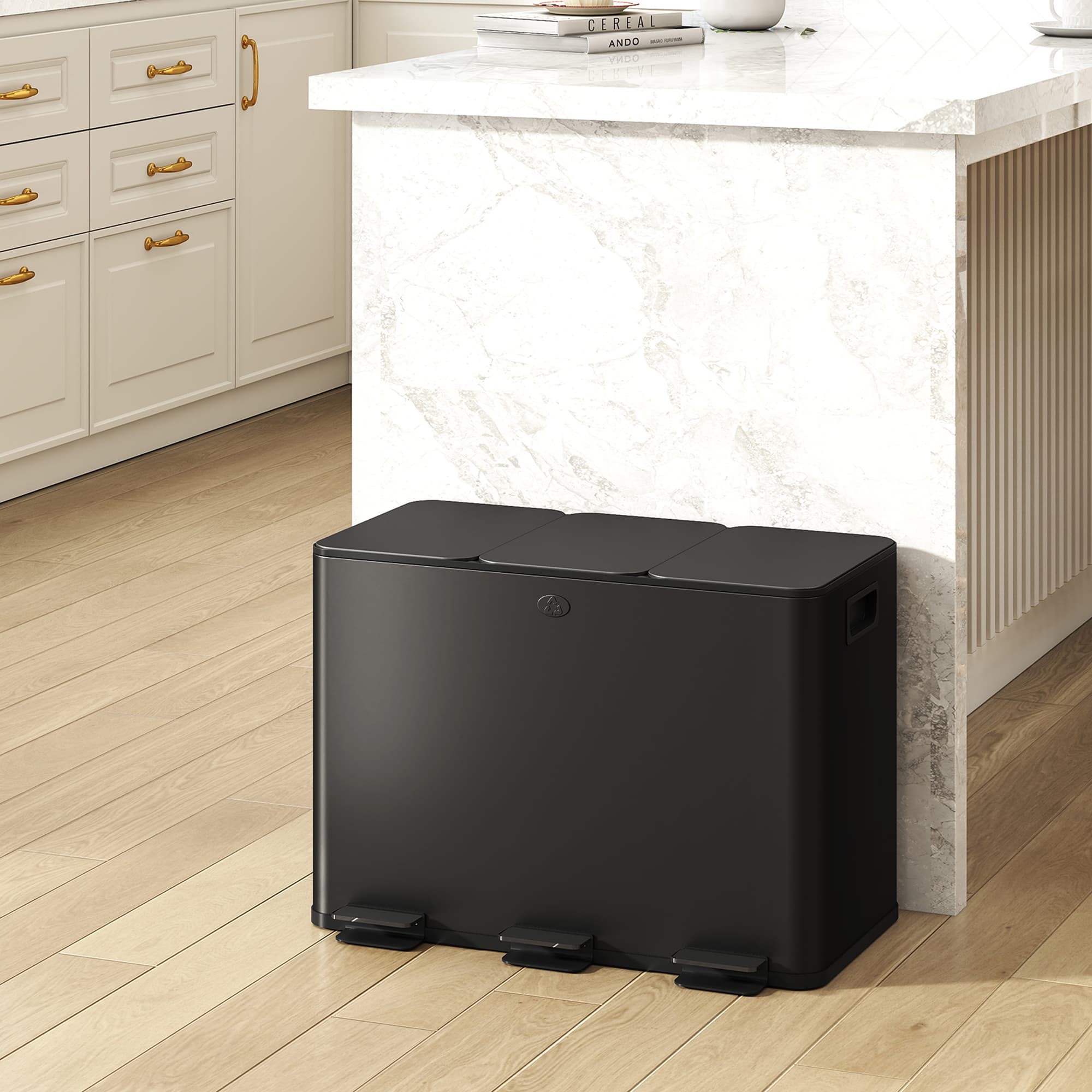 Effortless Waste Sorting with the 45L Triple Kitchen Bin - image 4