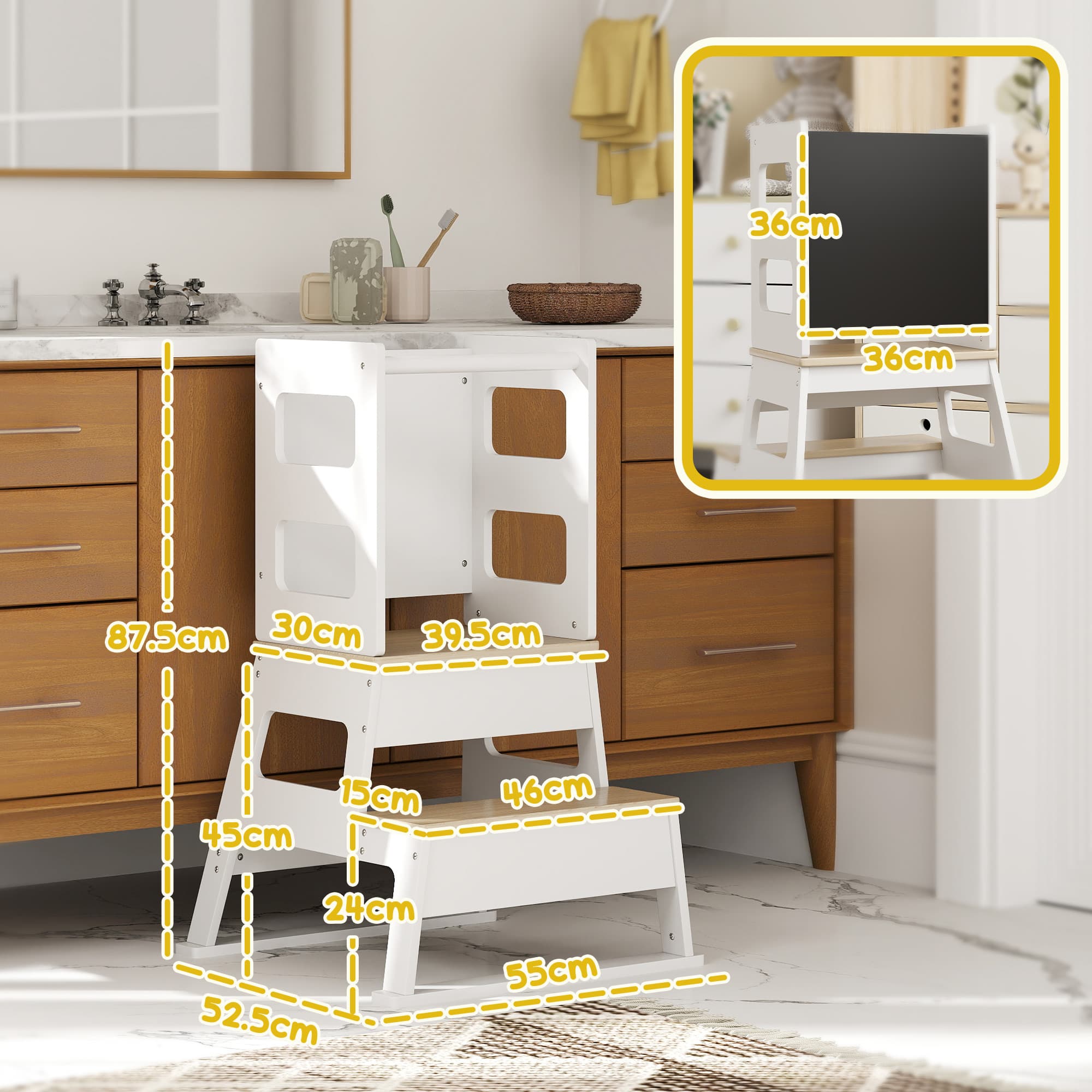 Transform Daily Routines with this 2-in-1 Toddler Tower - image 3
