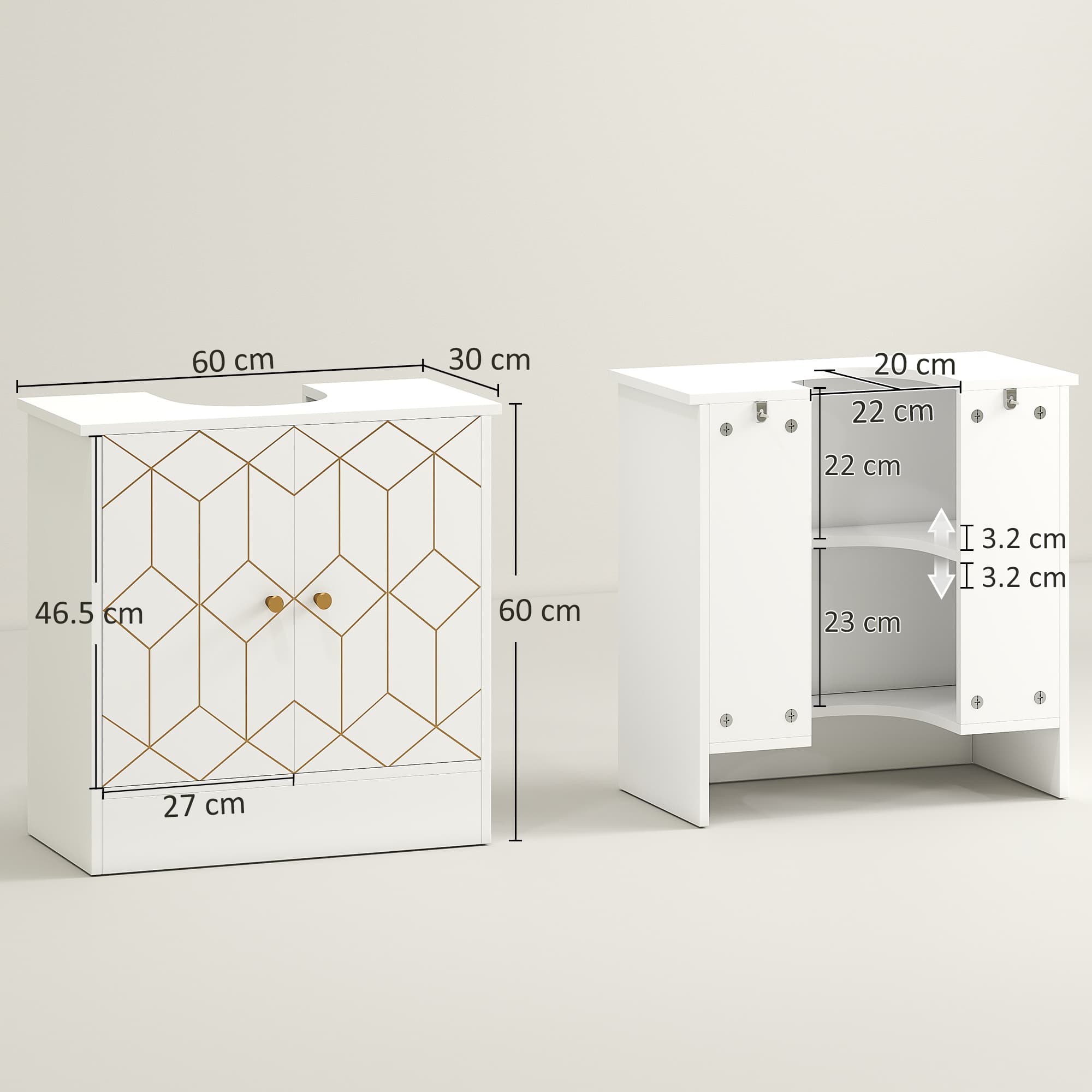 Transform Your Bathroom with this Elegant Under Sink Cabinet - image 2