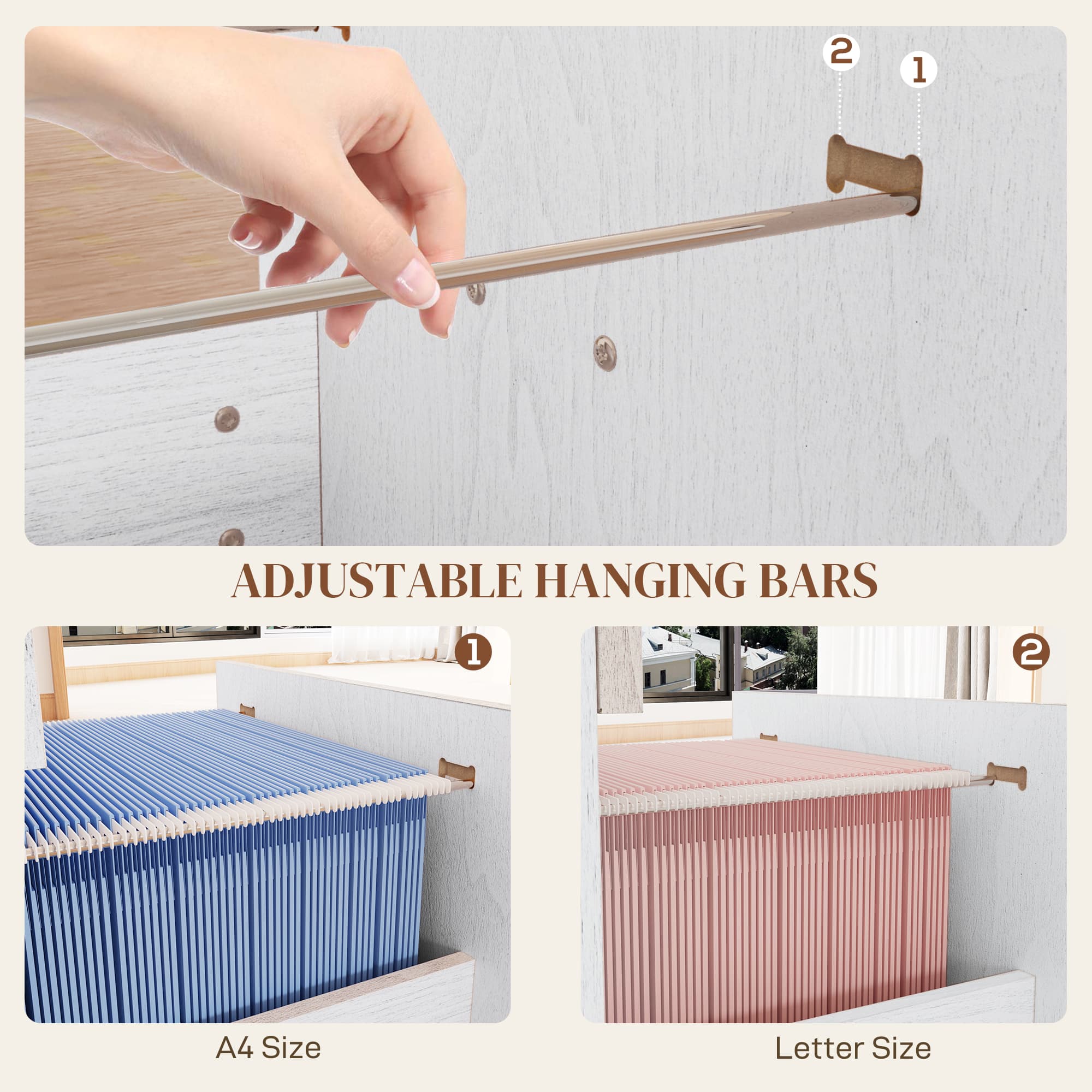 Organise Your Space with this 4-Drawer Lockable Filing Cabinet - image 3