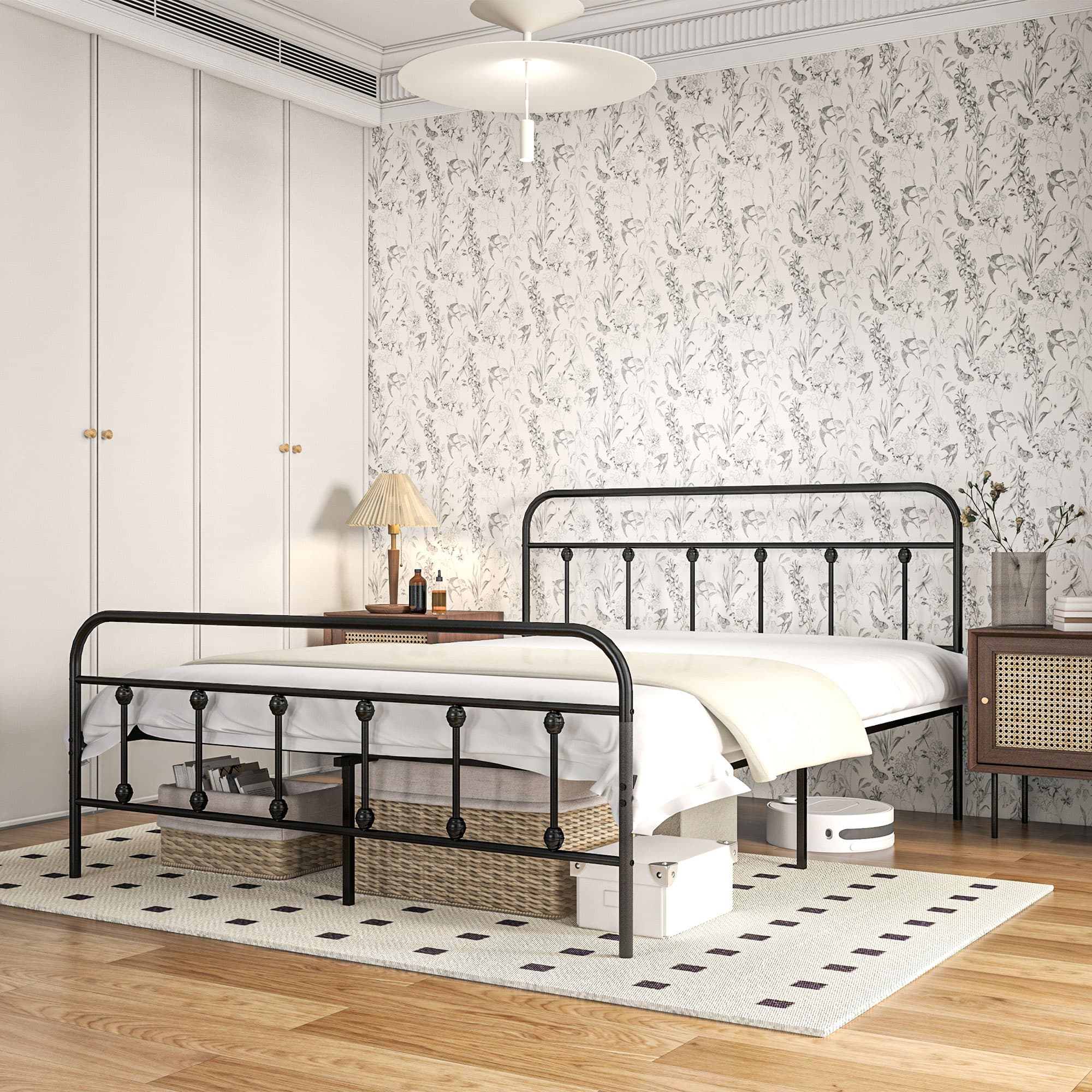 Transform Your Bedroom with this Minimalist Double Metal Bed - image 5