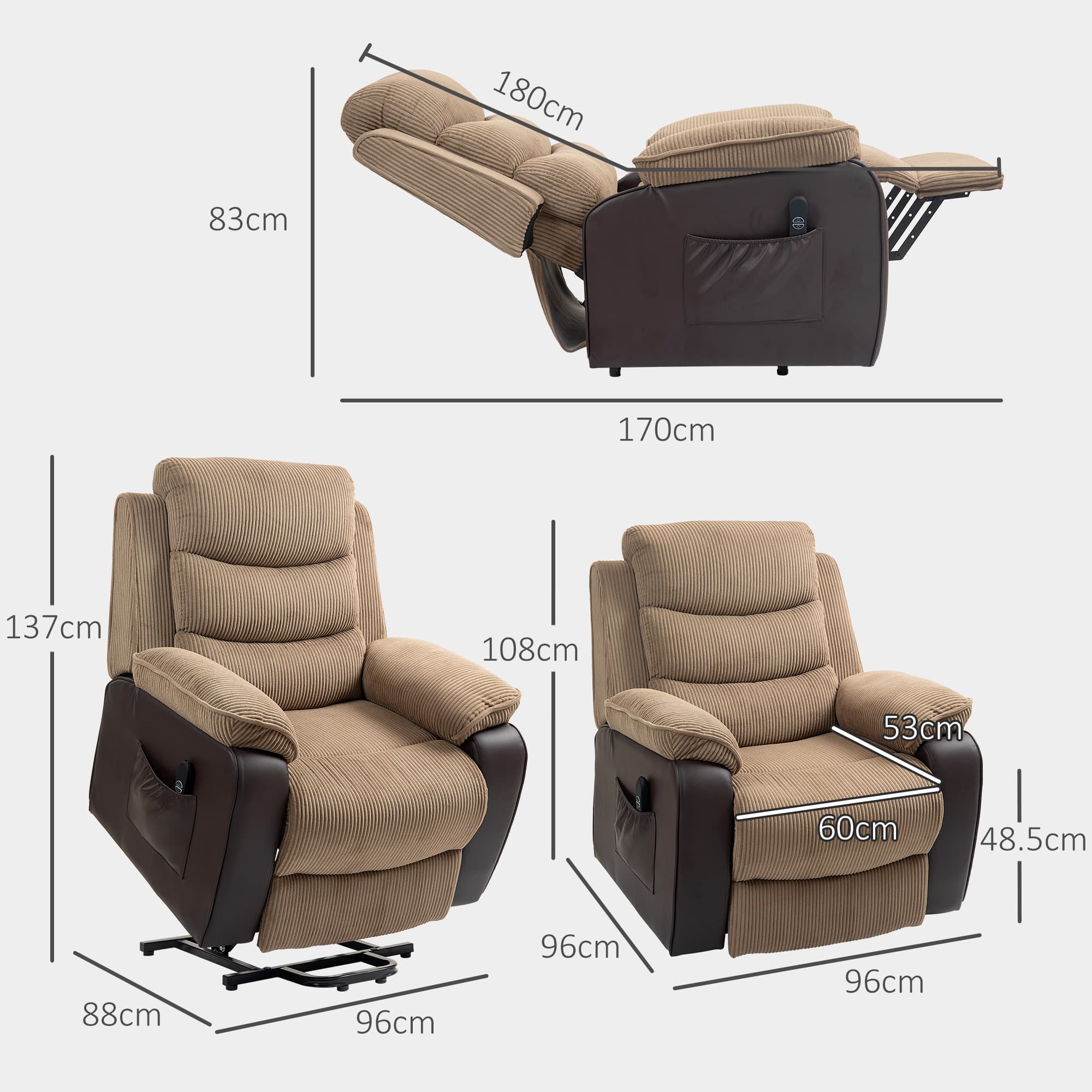 Discover Effortless Comfort: Oversized Riser Recliner Chair - image 3