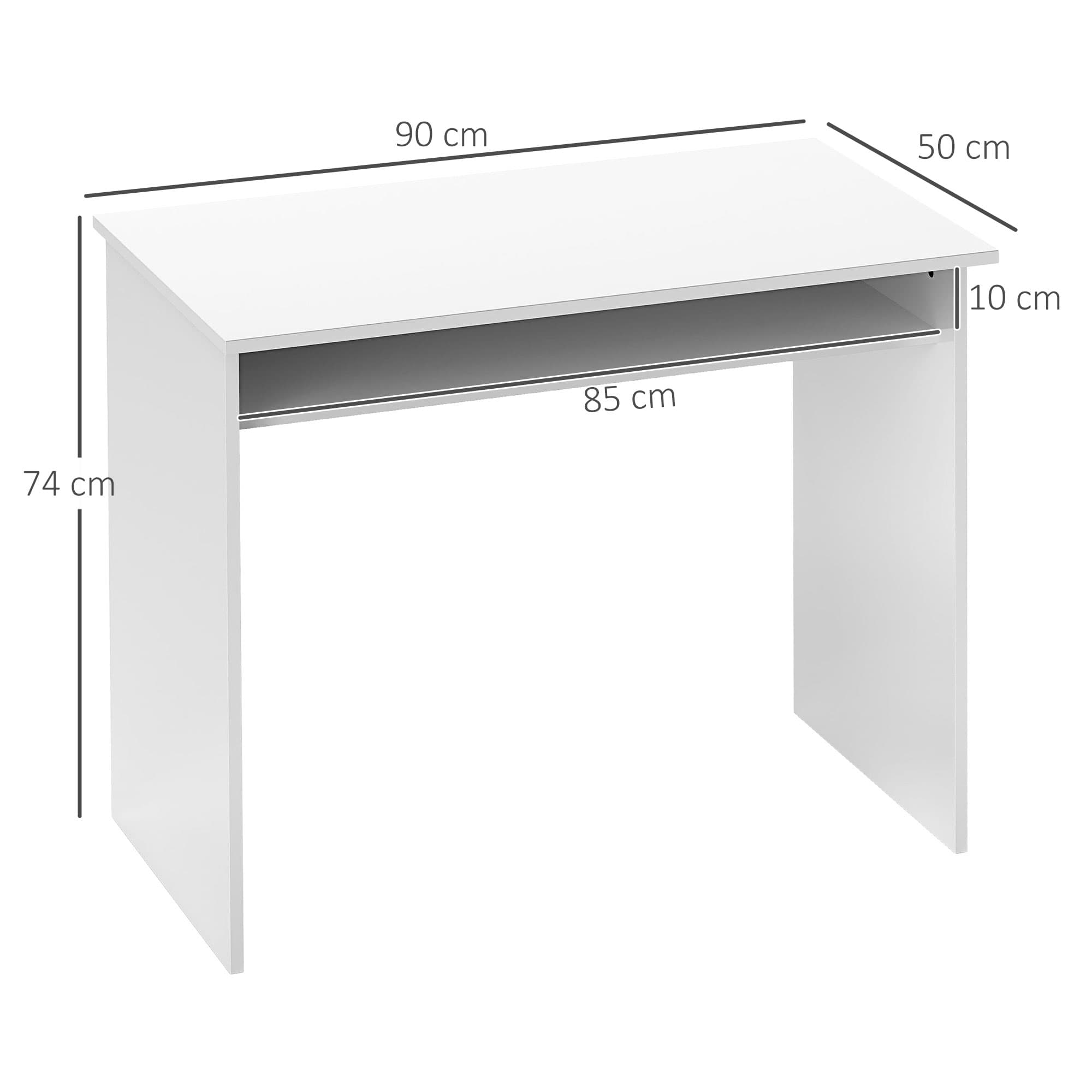 Transform Your Space with this Compact High Gloss White Desk - image 3
