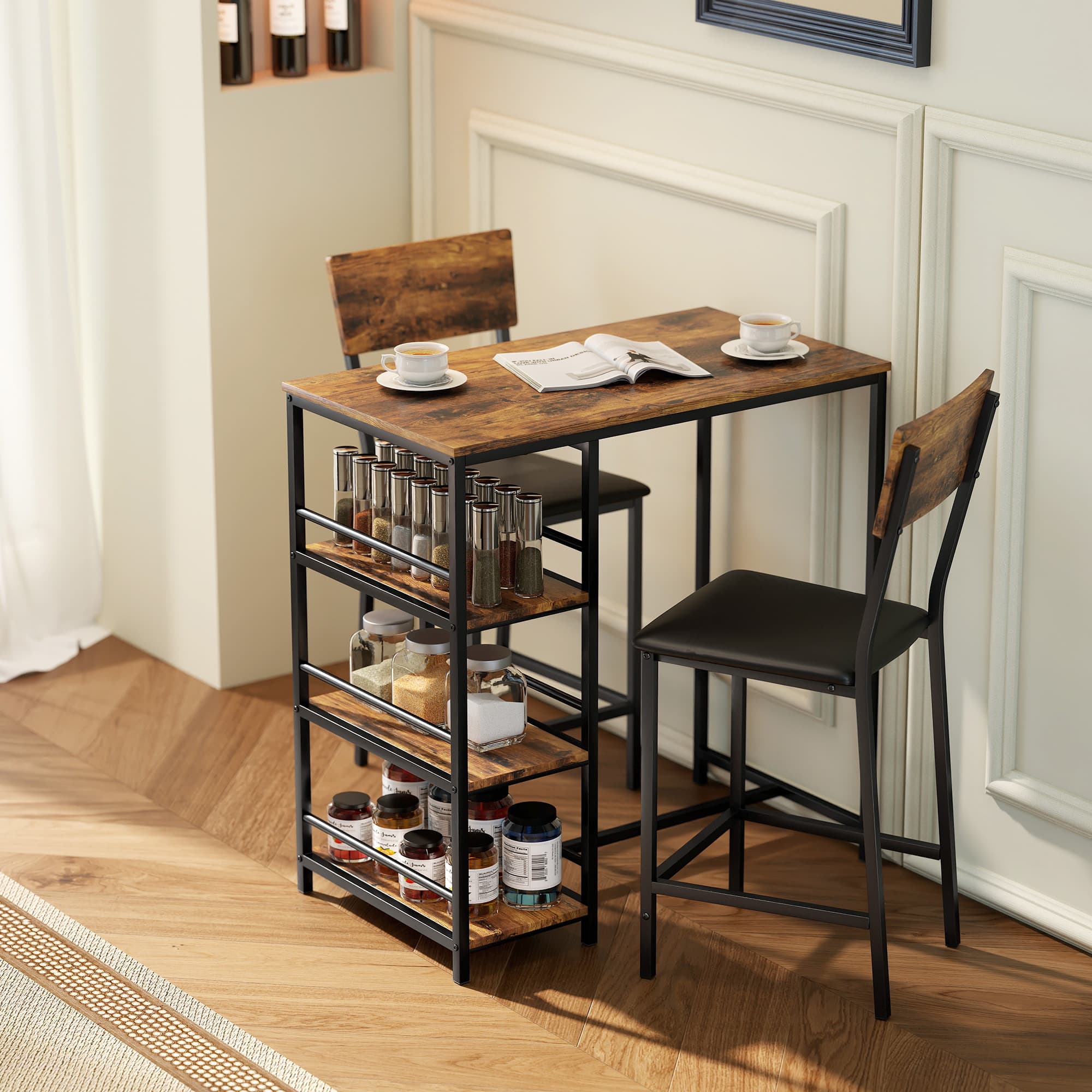 Transform Your Space with this 3-Piece Bar Table Set - image 5