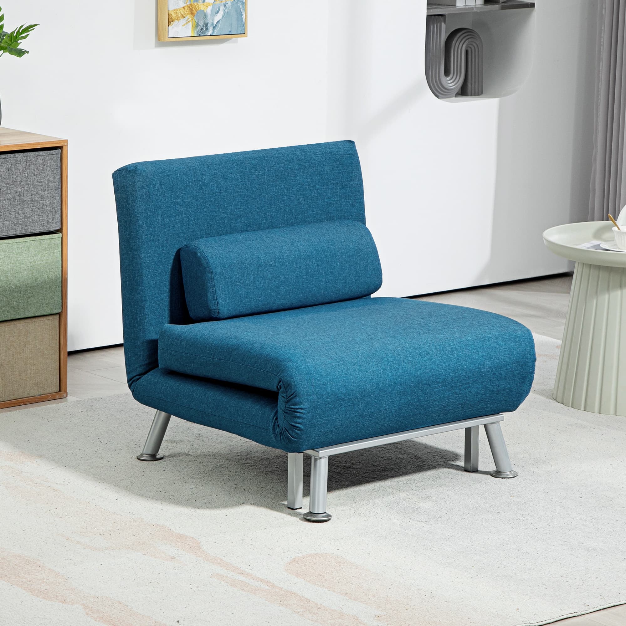 Transform Your Space With This Blue 3-in-1 Sleeper Chair - image 4