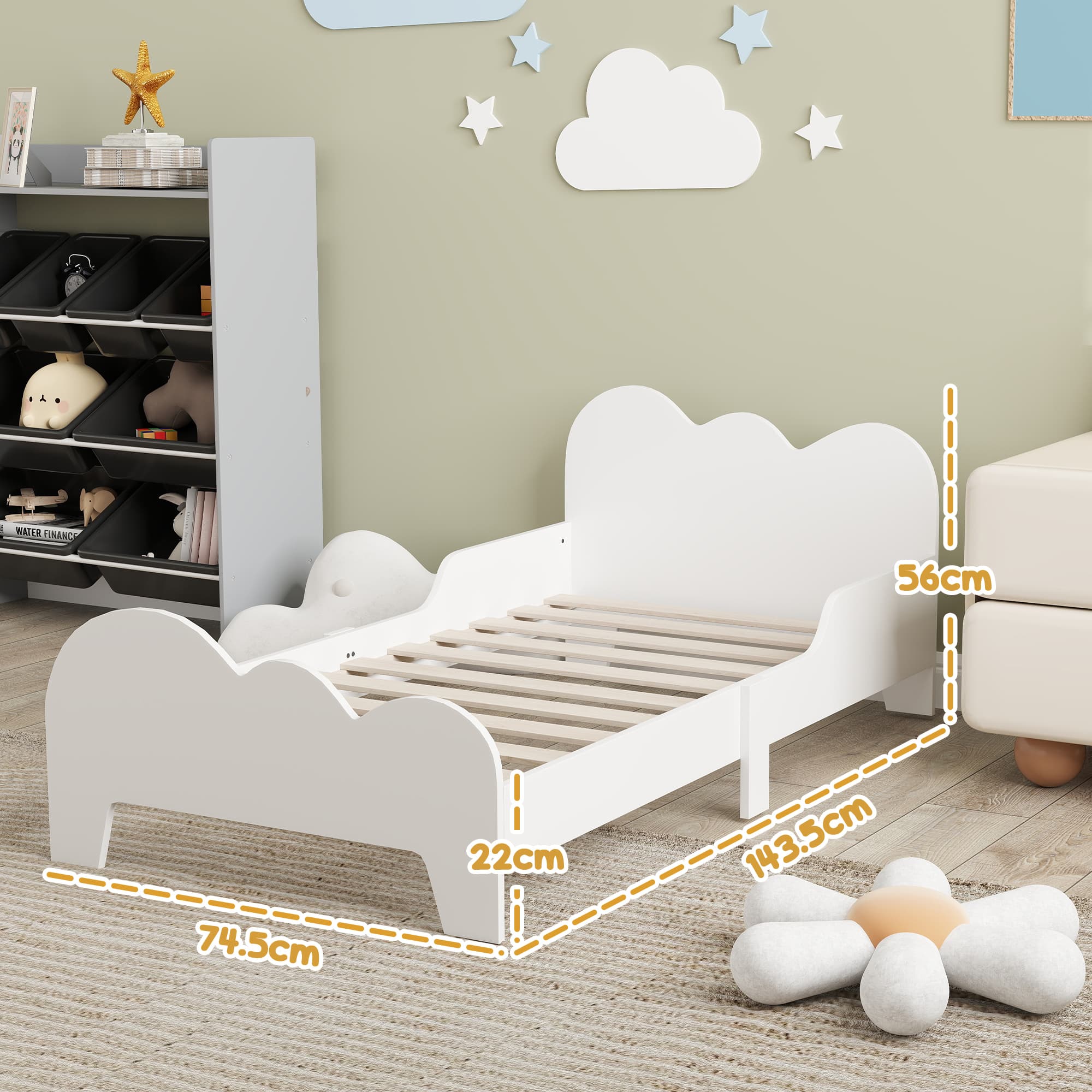 Transform Their Room with this Safe Cloud Toddler Bed - image 1