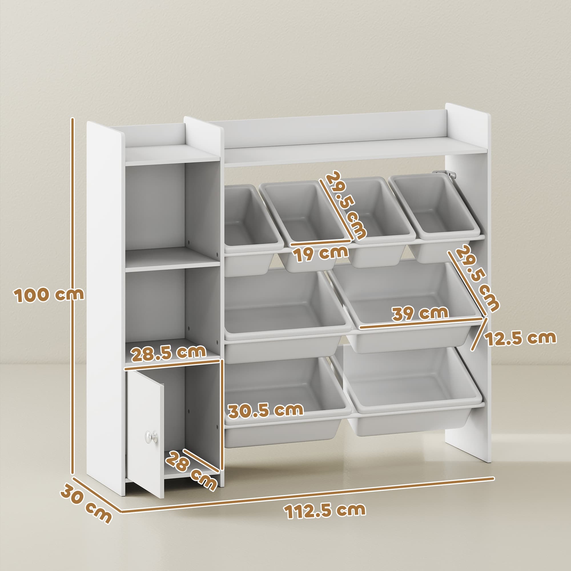 Transform Playtime with this Premium White Toy Storage Unit - image 3