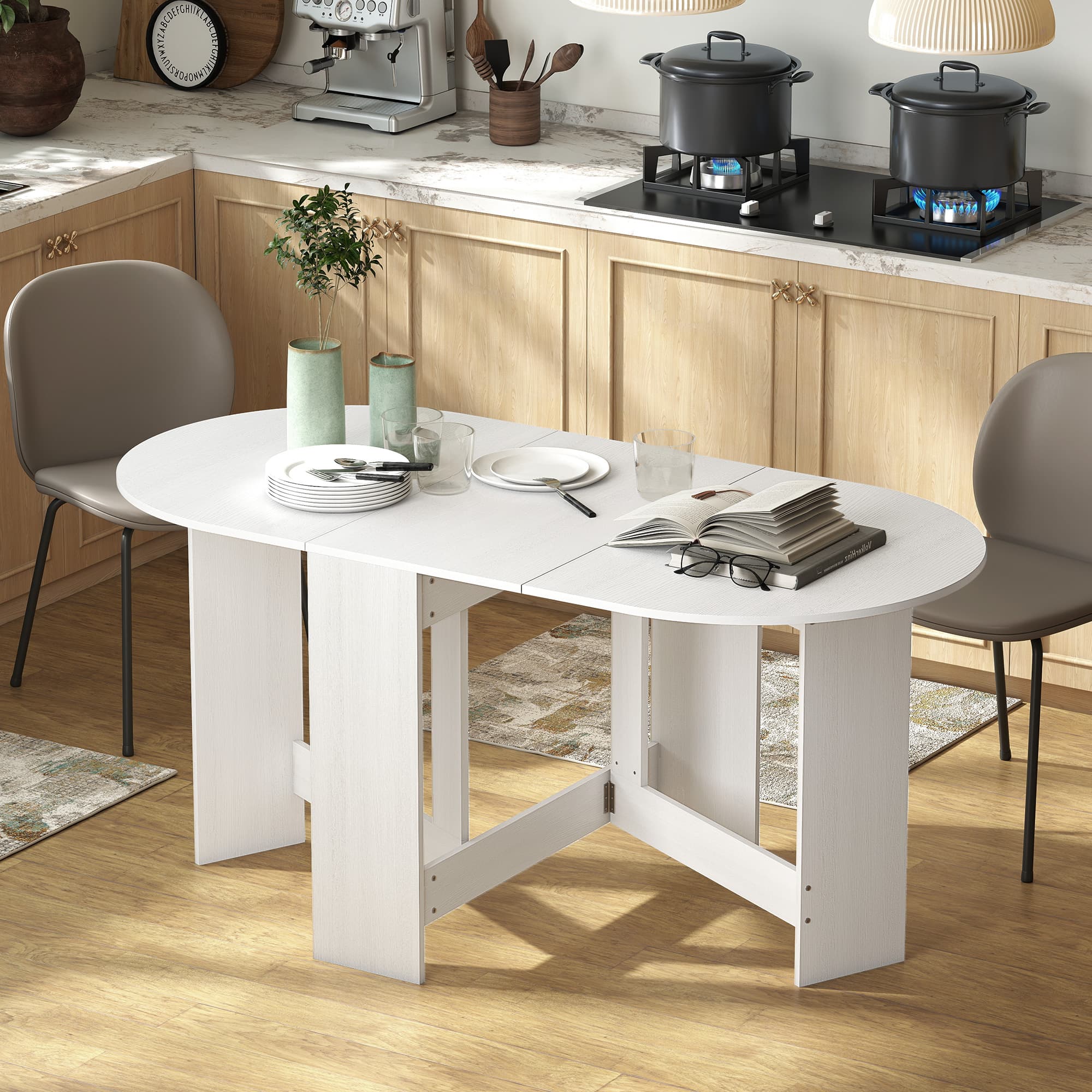 Transform Your Space With This Drop Leaf Dining Table - image 2