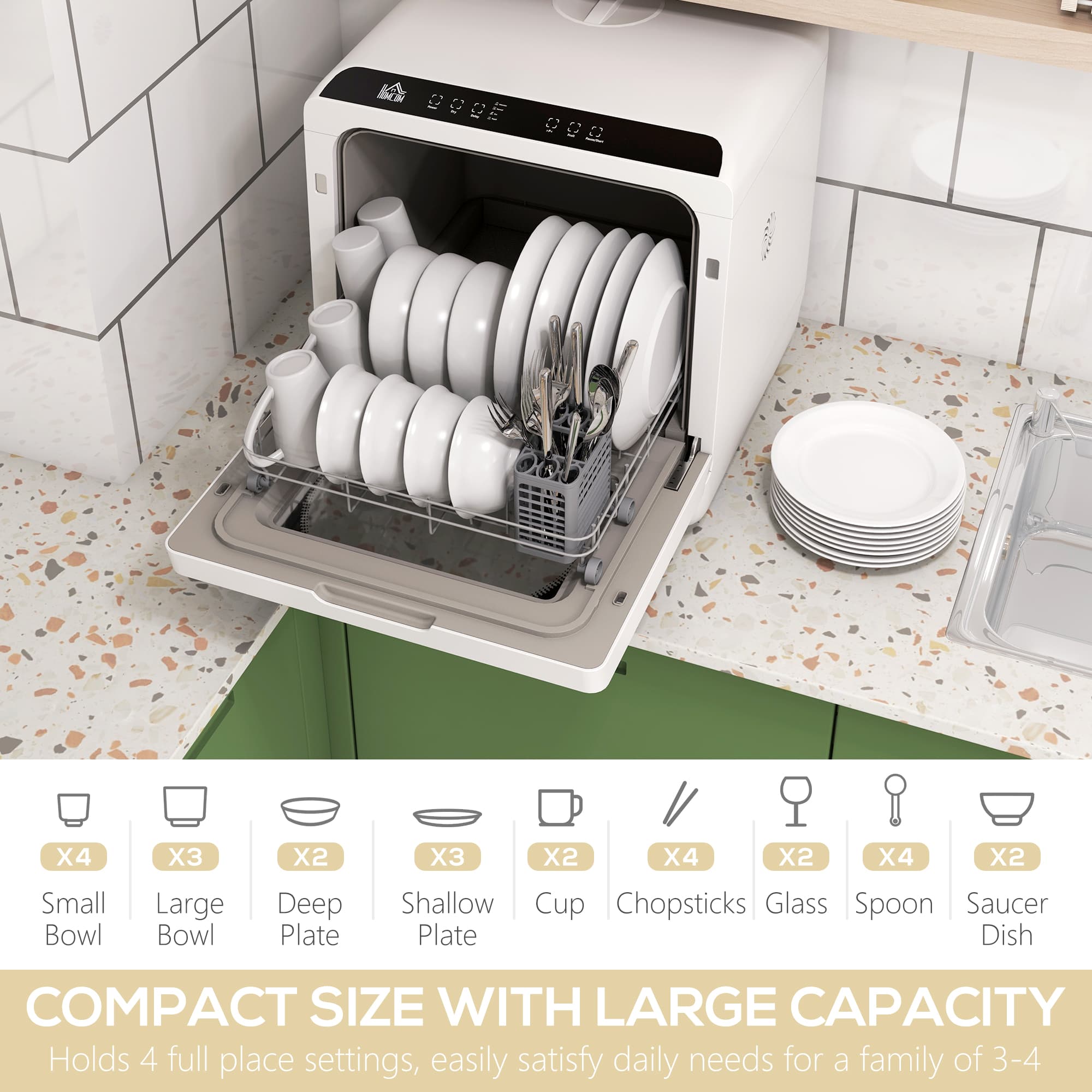 Effortless Cleaning with the Reghhid Countertop Dishwasher - image 5