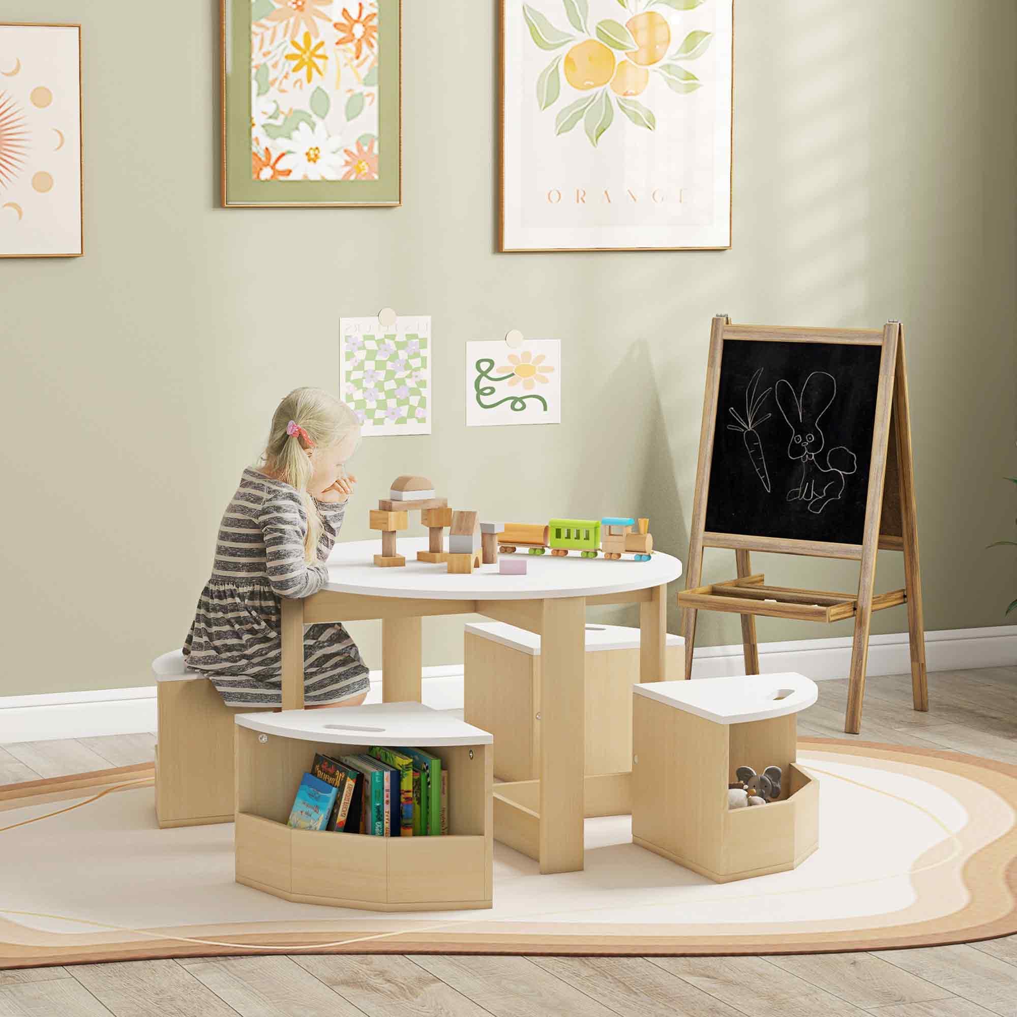 Transform Playtime with this 5-Piece Kids Table Set - image 5