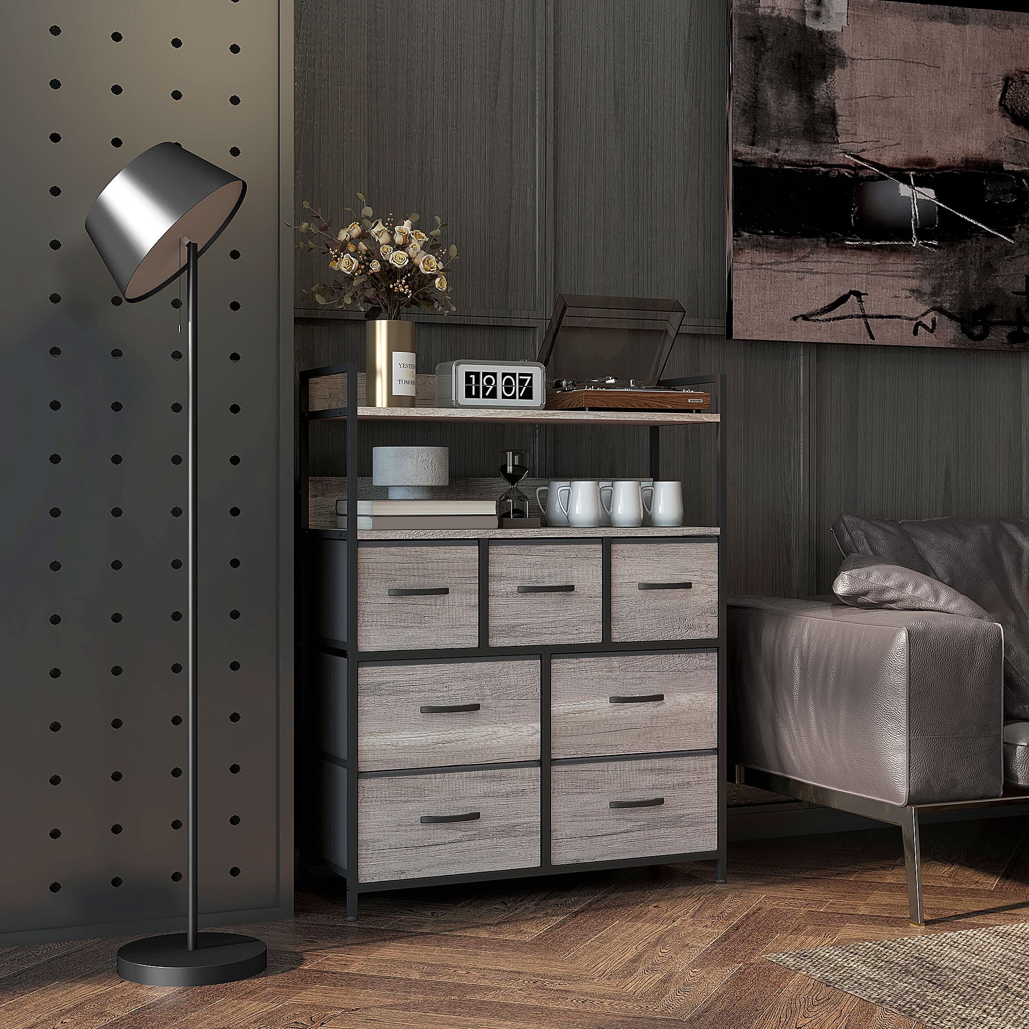 Transform Your Space with this 7-Drawer Rustic Grey Chest - image 5