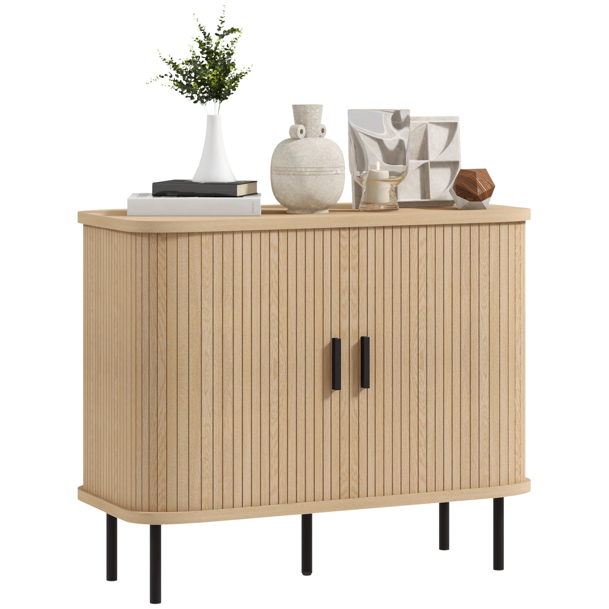 Elevate Your Home with this Mid-Century Oak Sideboard - Oak Tone