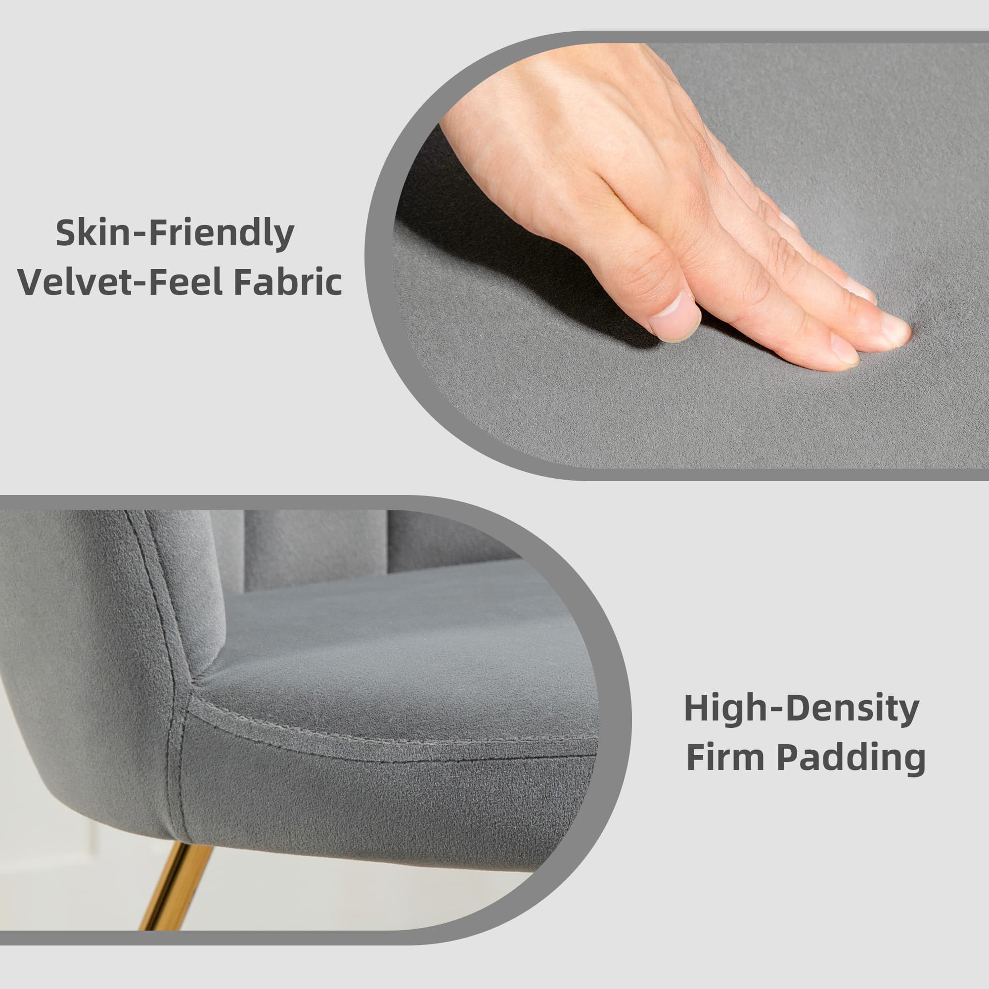 Transform Your Space with the Grey Lotus Petal Accent Chair - image 2
