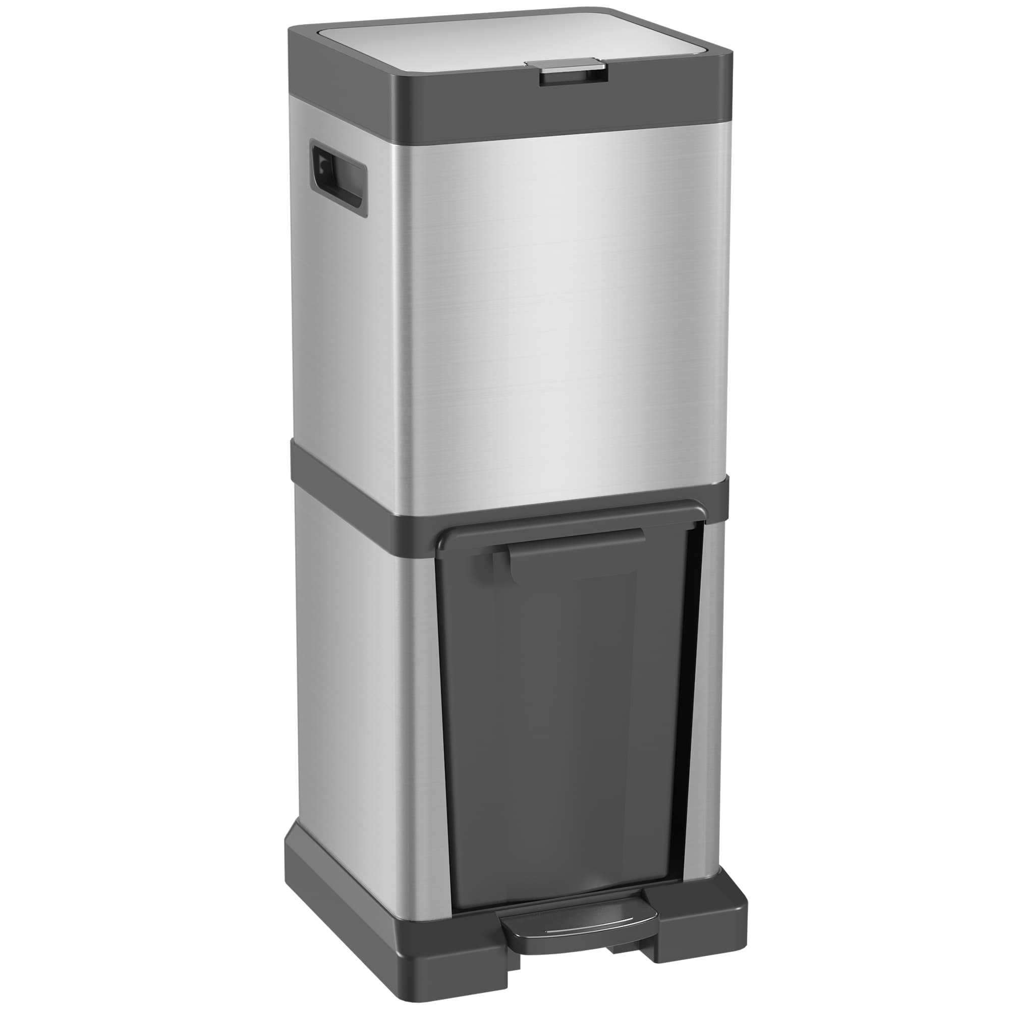 The Stacking Kitchen Bin That Makes Recycling Simple - Silver