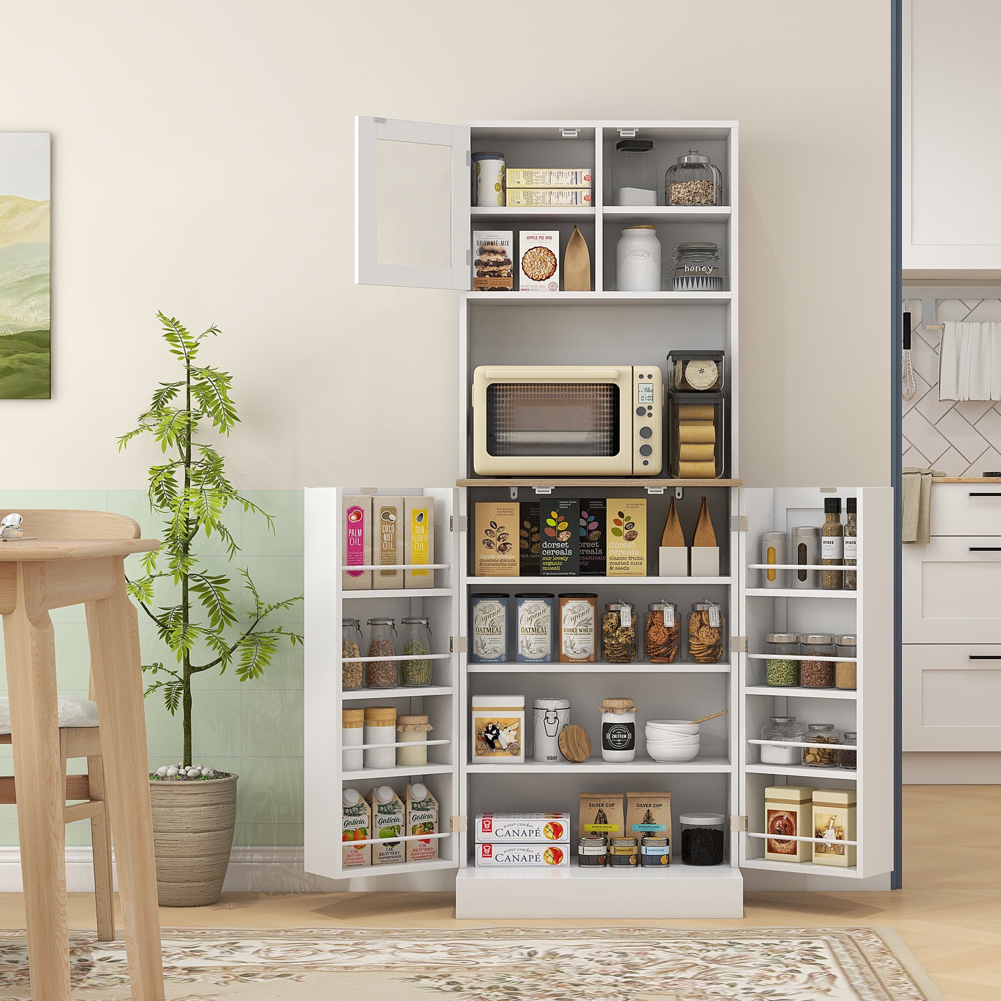 Keep Your Kitchen Organised with a Tall Pantry Cupboard - image 5