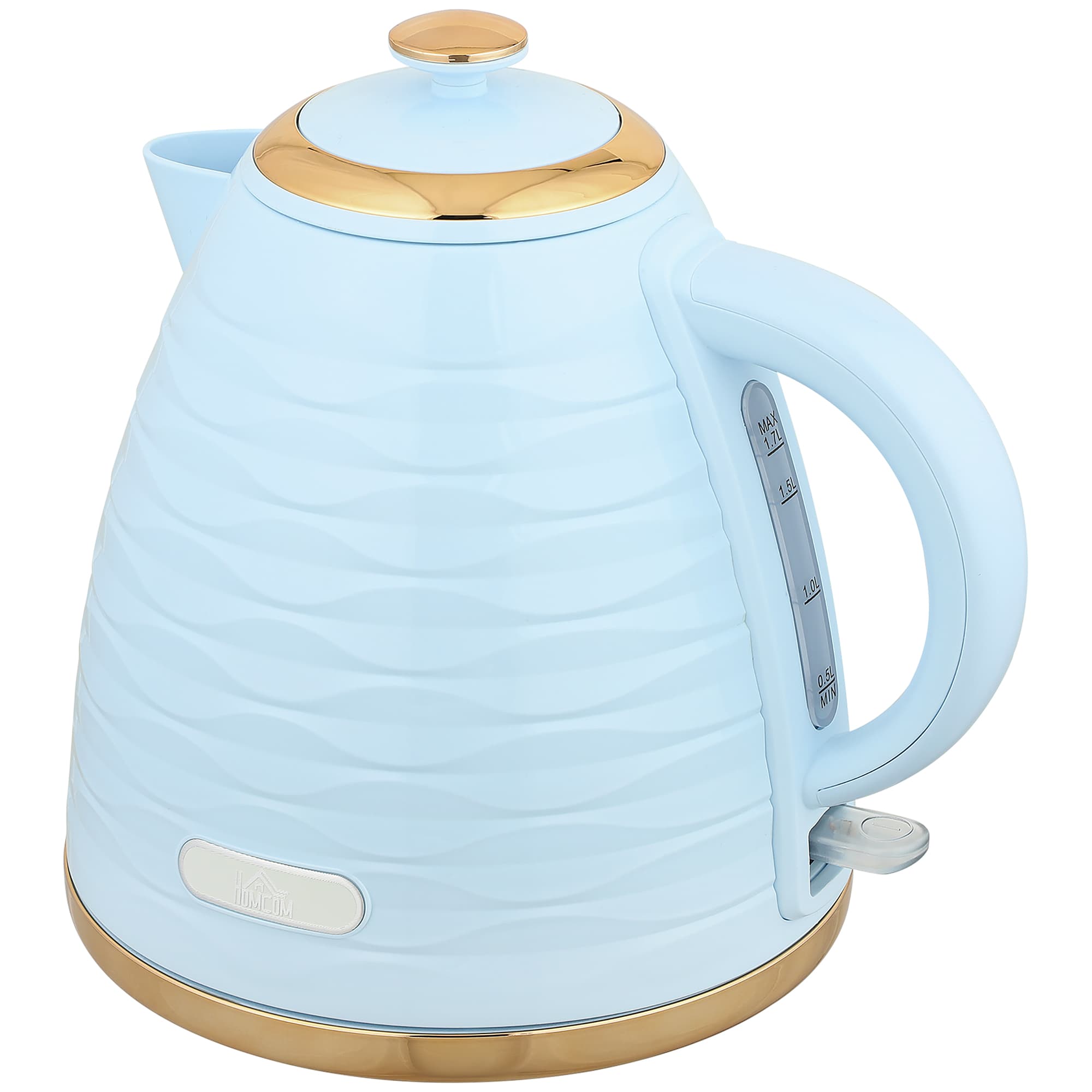 Light Blue Rapid Boil Kettle with Honeycomb Texture - image 6