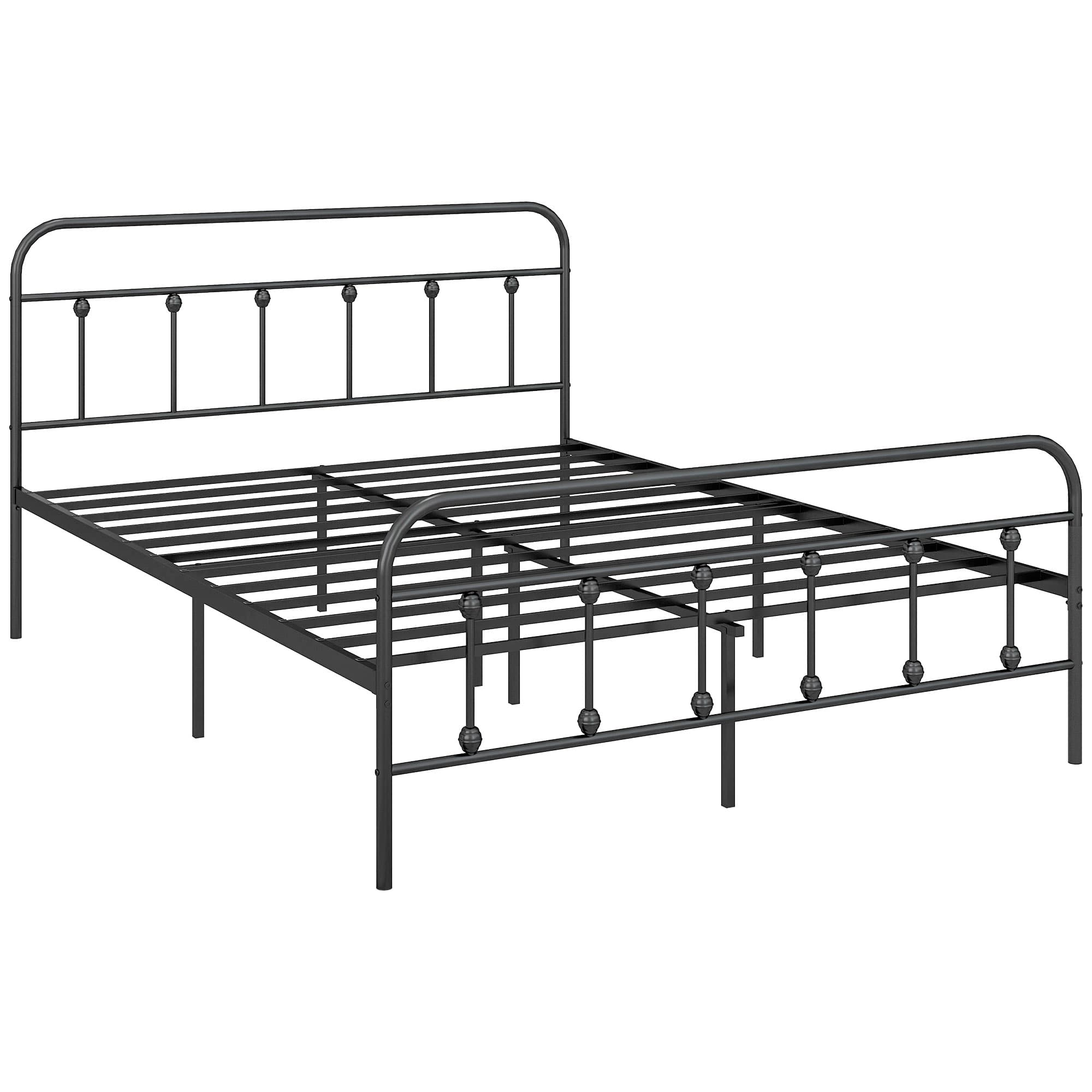 Transform Your Bedroom with this Minimalist Double Metal Bed