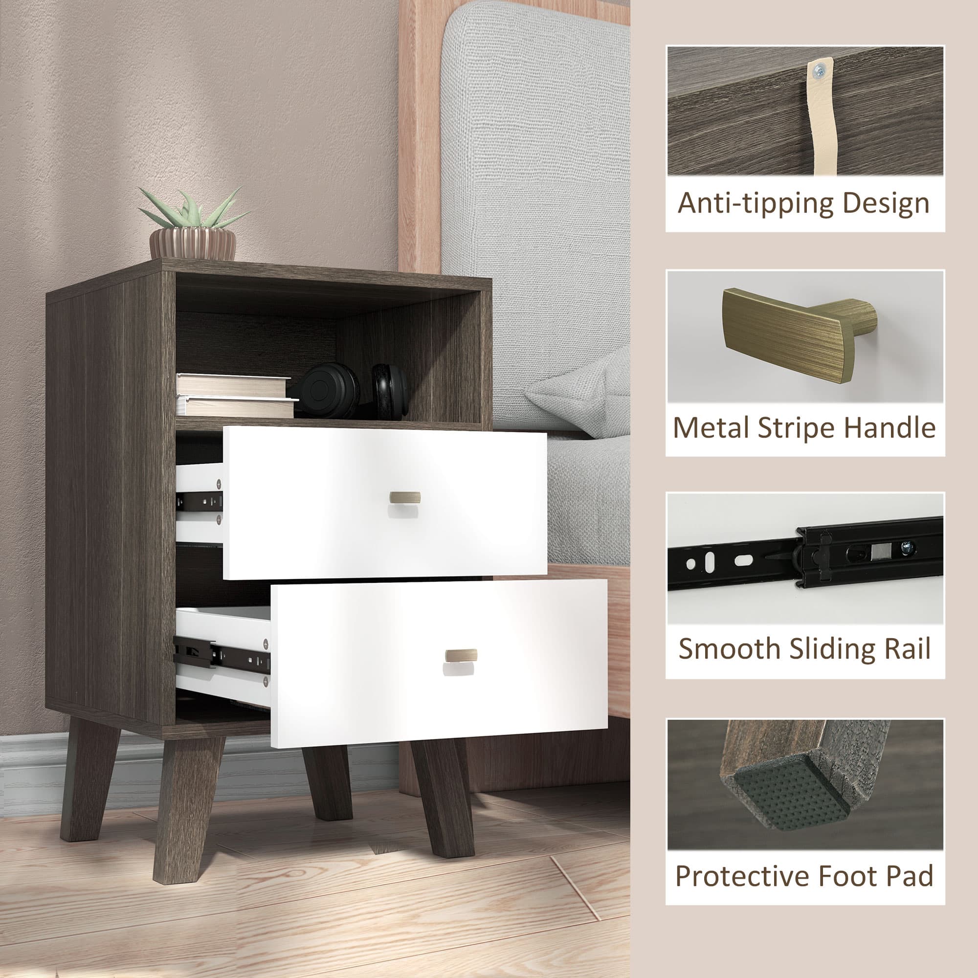 Transform Your Space with Scandi-Industrial Bedside Tables - image 2