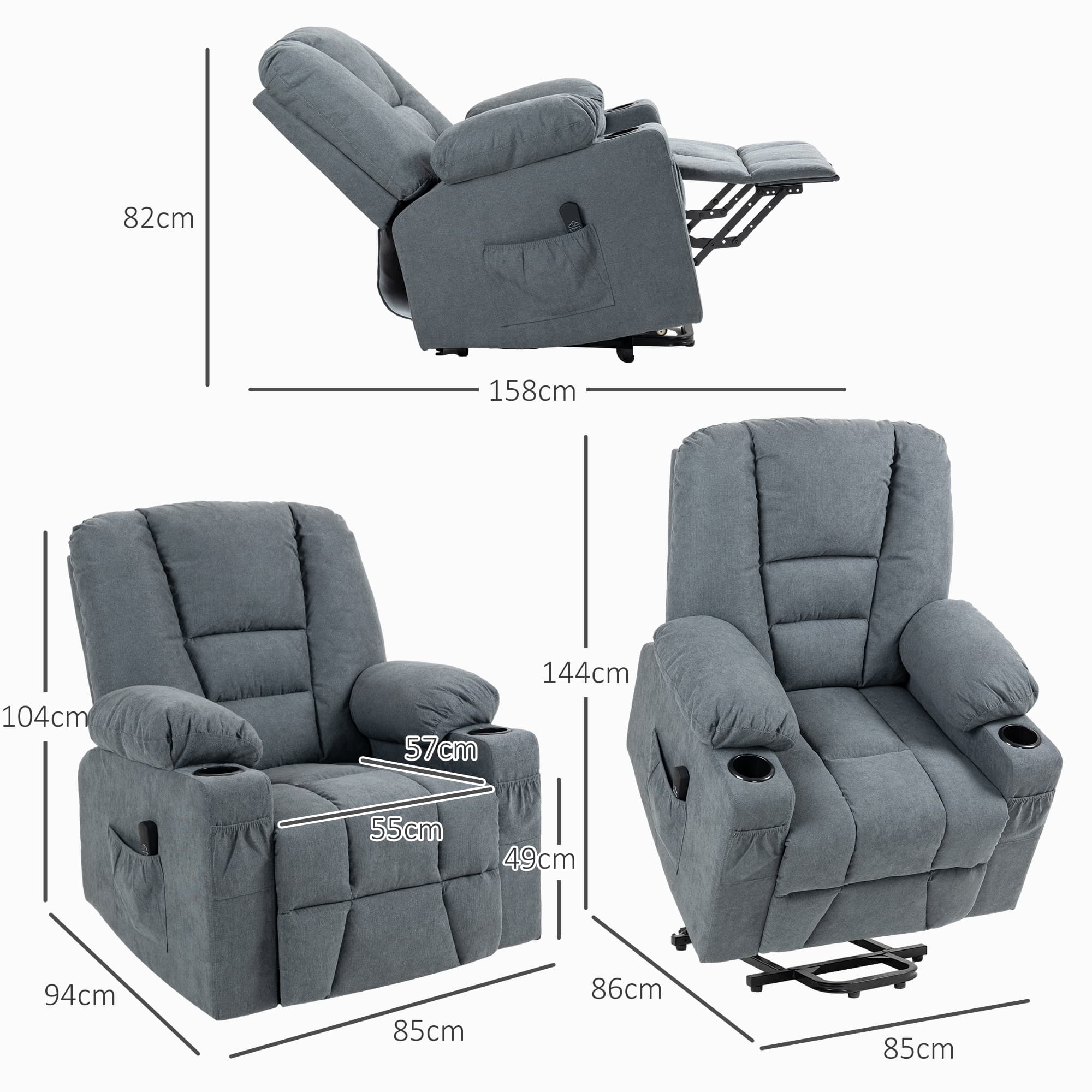 Transform Your Comfort with this Oversized Riser Recliner - image 4