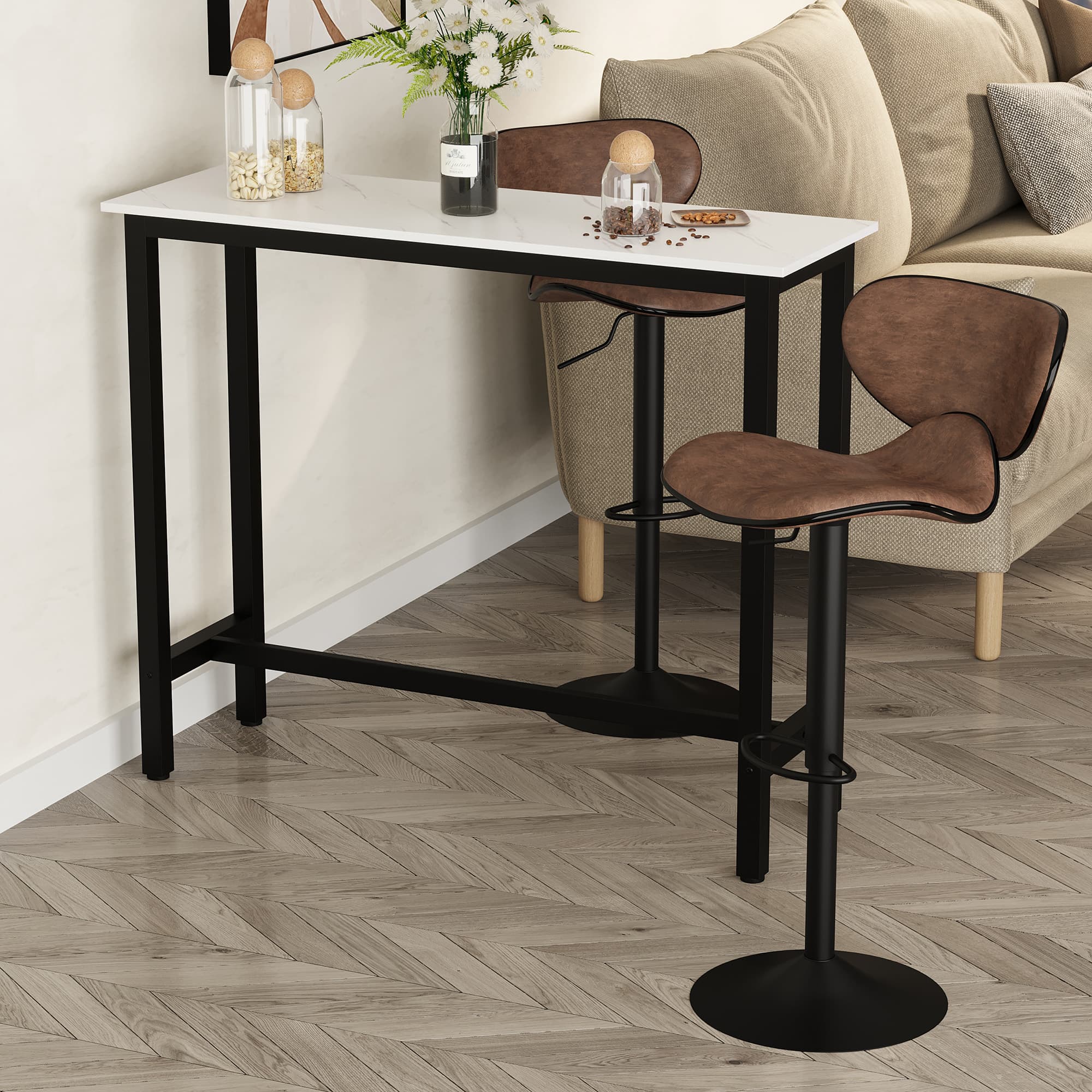 Transform Your Space with this Industrial Breakfast Bar - image 1