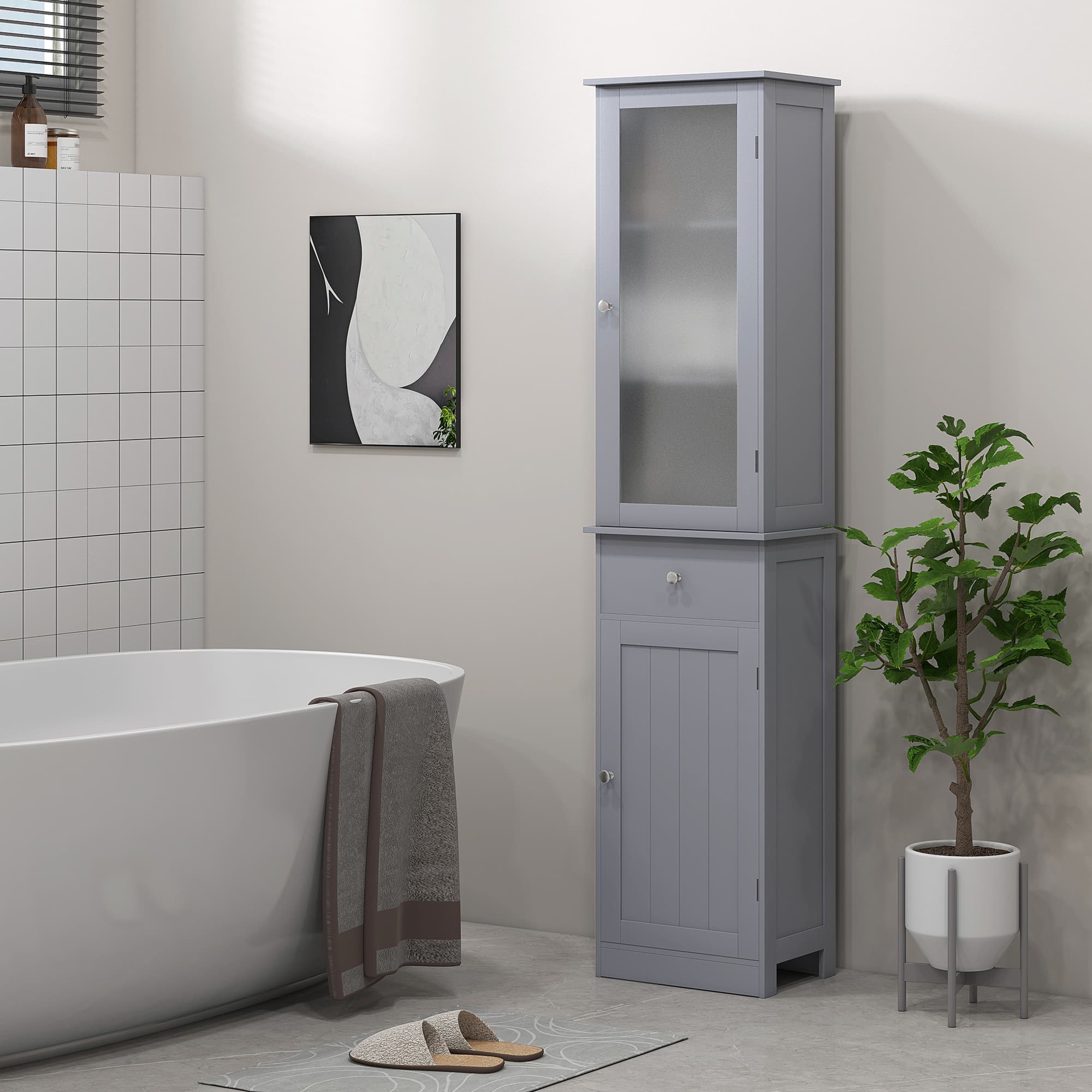 A Slim Tower of Storage for Compact Bathrooms - image 1