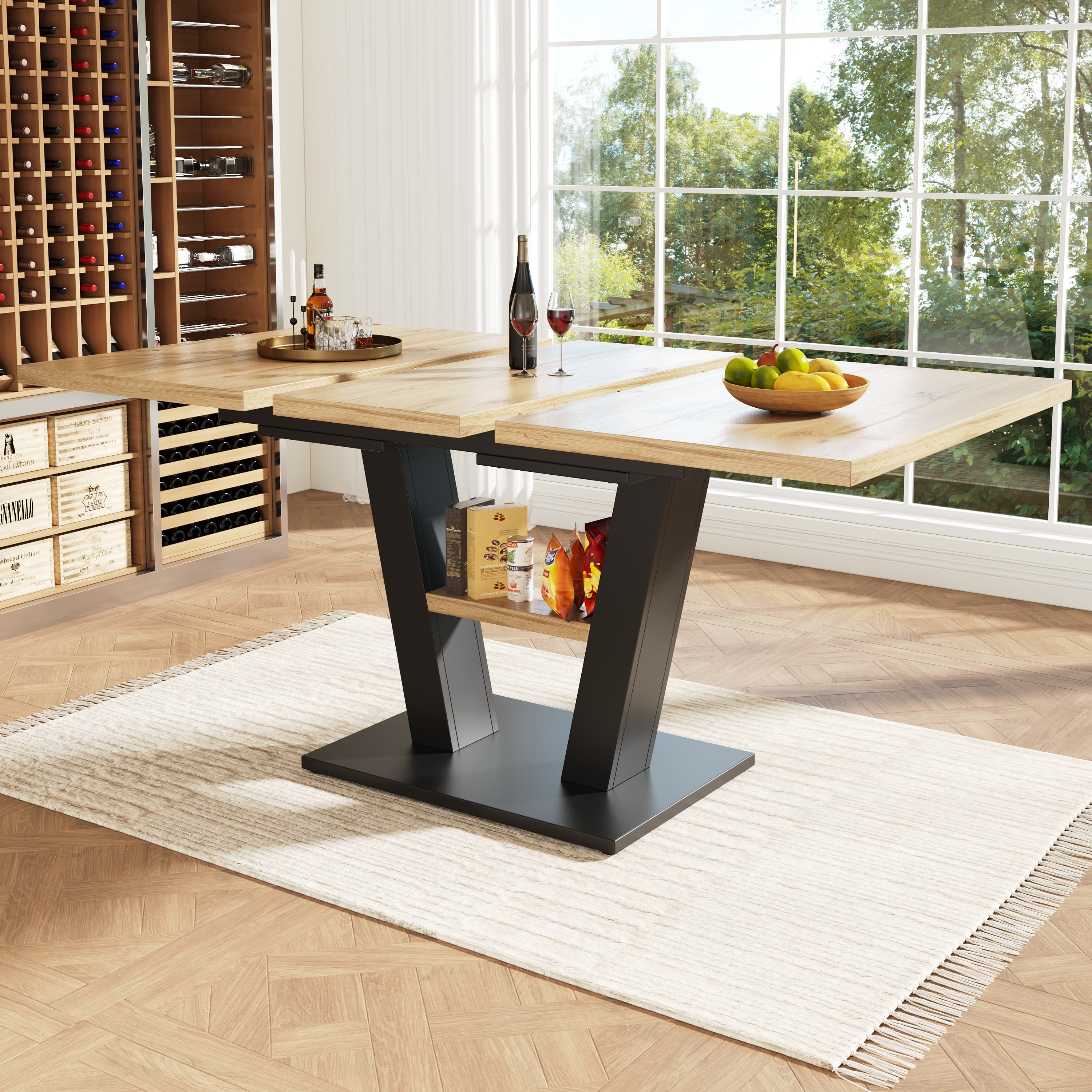 Effortlessly Host More Guests with Our Extendable Dining Table