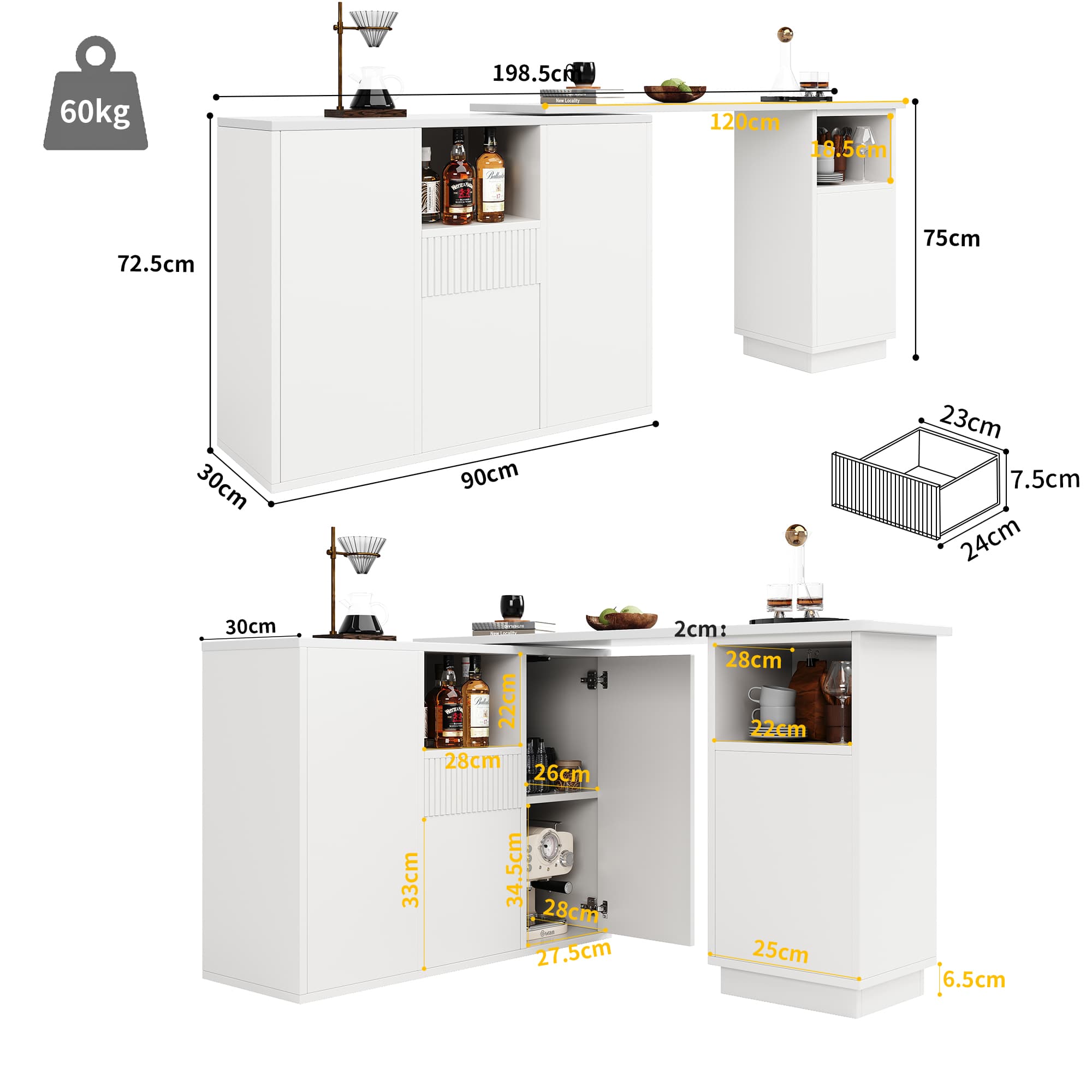 Transform Your Space with a Versatile Swivelling Bar Table - image 1
