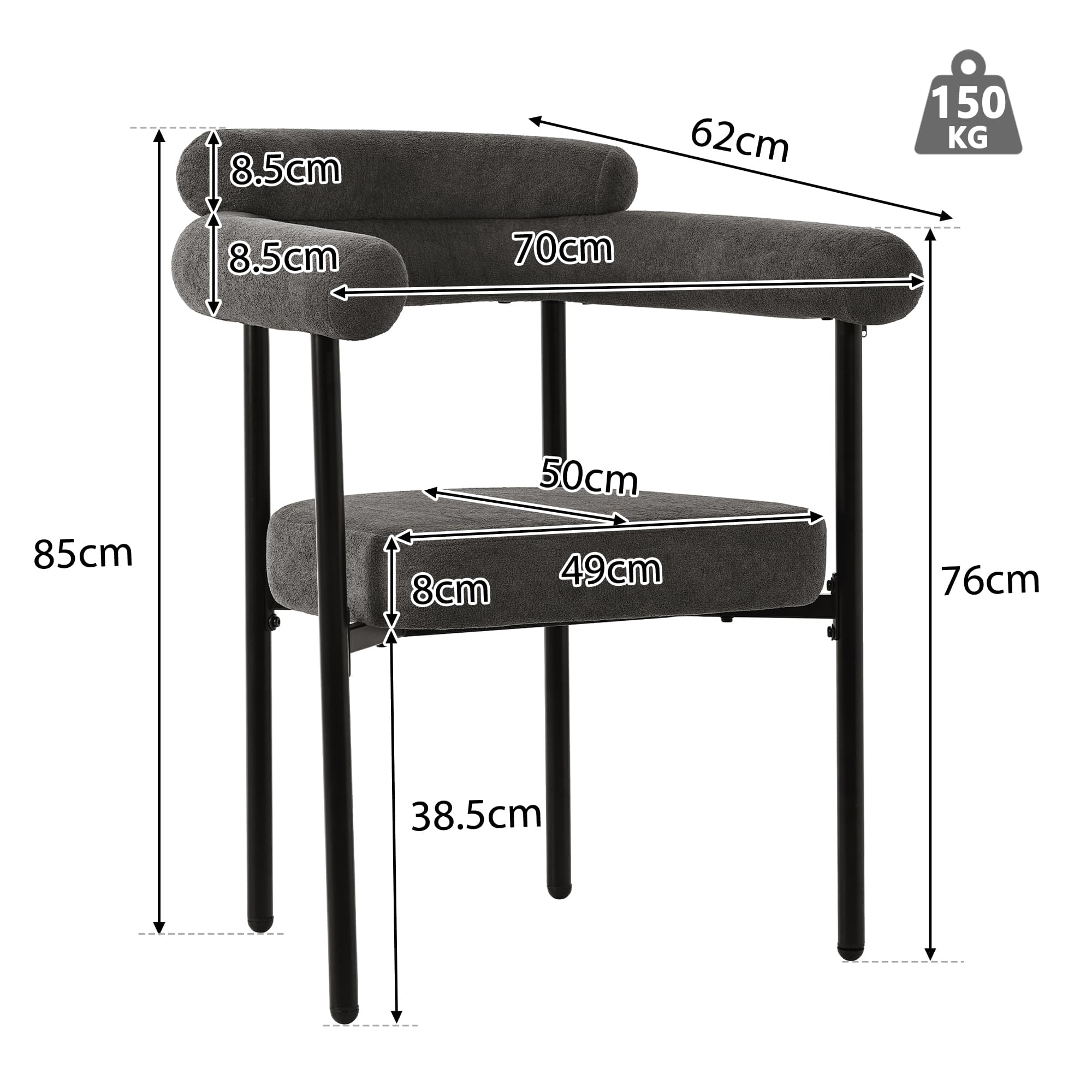 Experience Lasting Comfort with Velvet Dining Armchairs - image 6