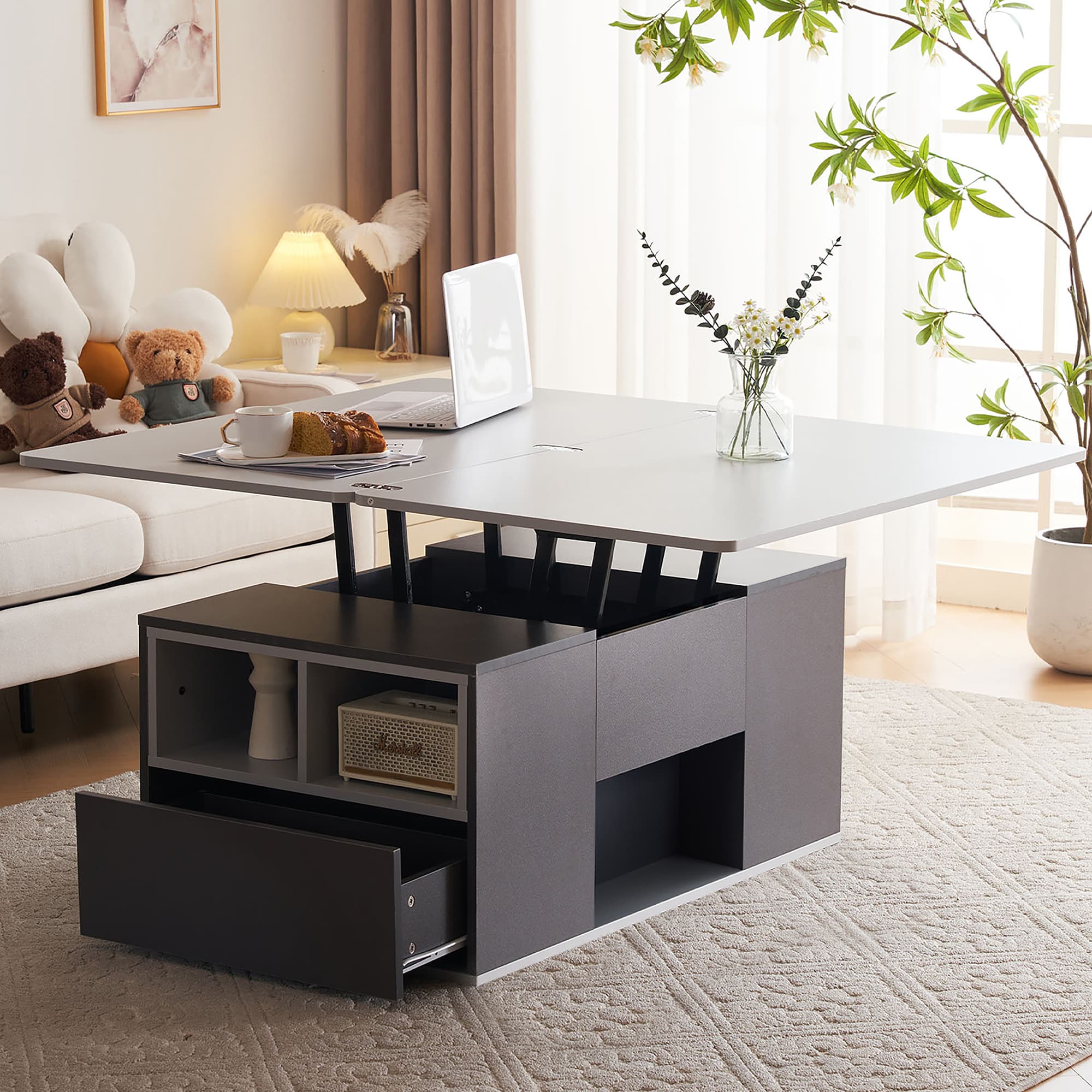 Transform Your Living Room with a Versatile Lift-Up Coffee Table - image 5