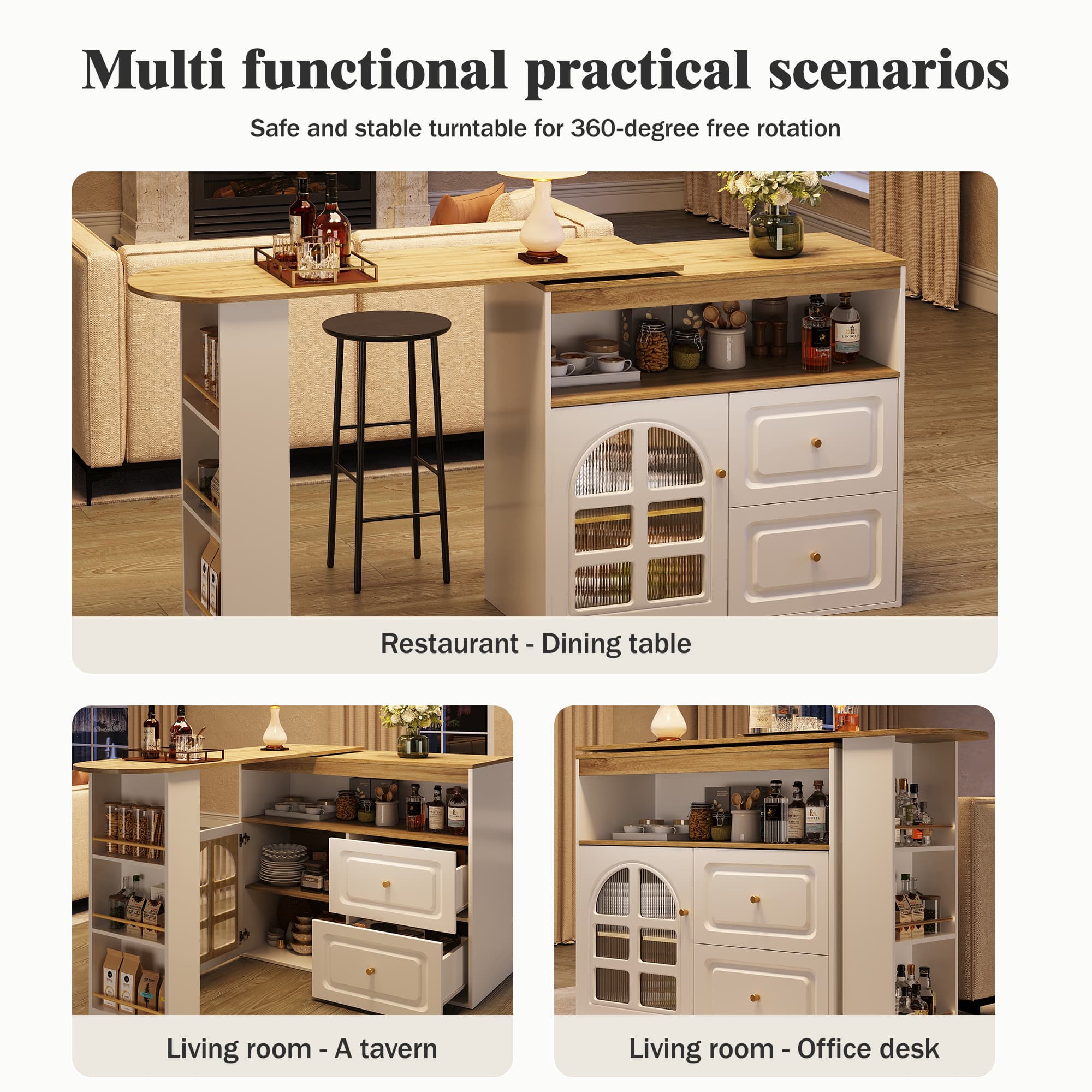 Transform Your Space with a Versatile Rotating Sideboard - image 3