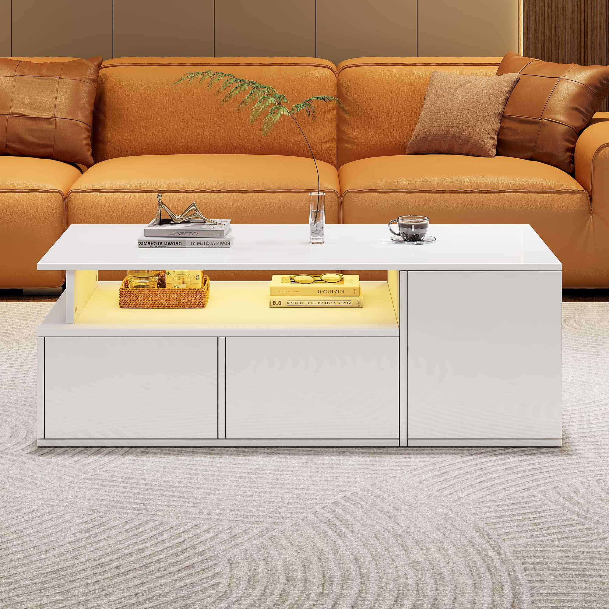 Transform Your Living Room with a Modern LED Coffee Table - image 3