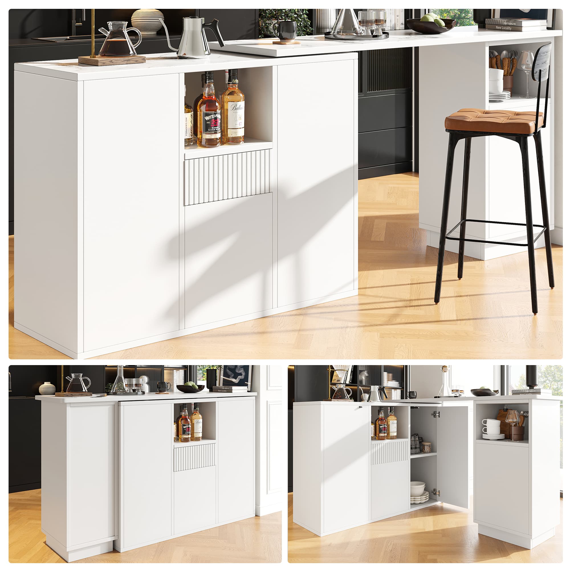Transform Your Space with a Versatile Swivelling Bar Table