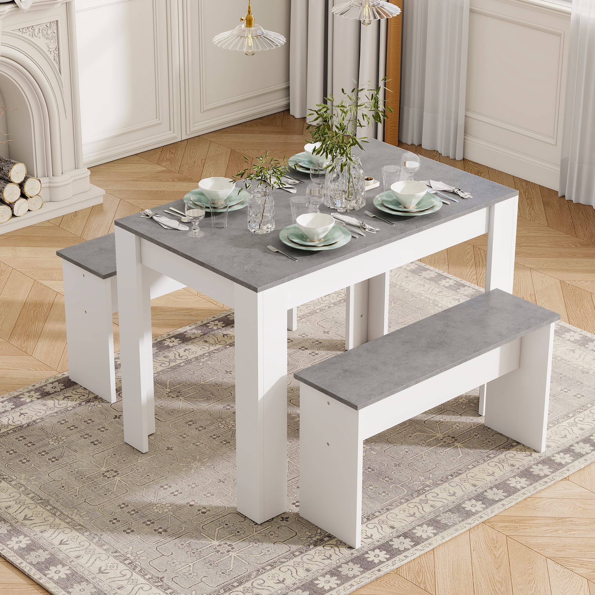 Modern Dining Set for Stylish, Compact Living Spaces