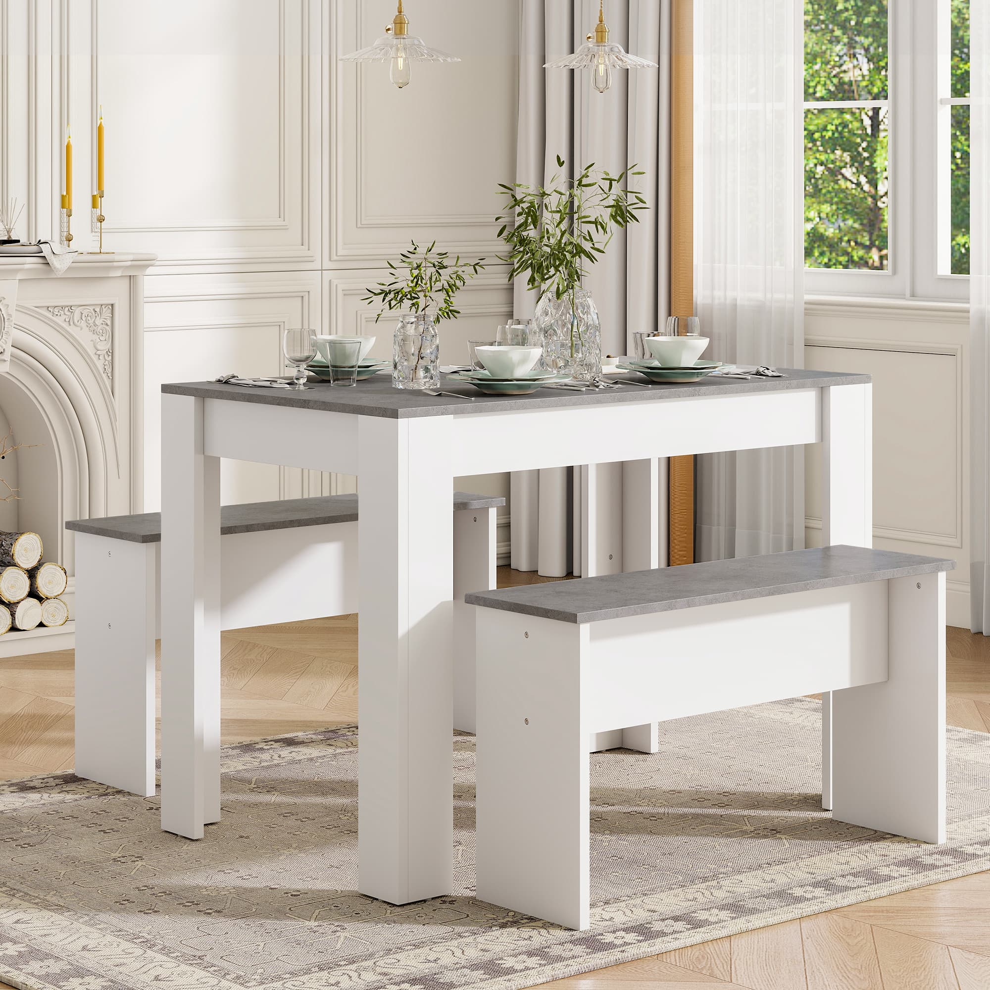 Modern Dining Set for Stylish, Compact Living Spaces - image 3