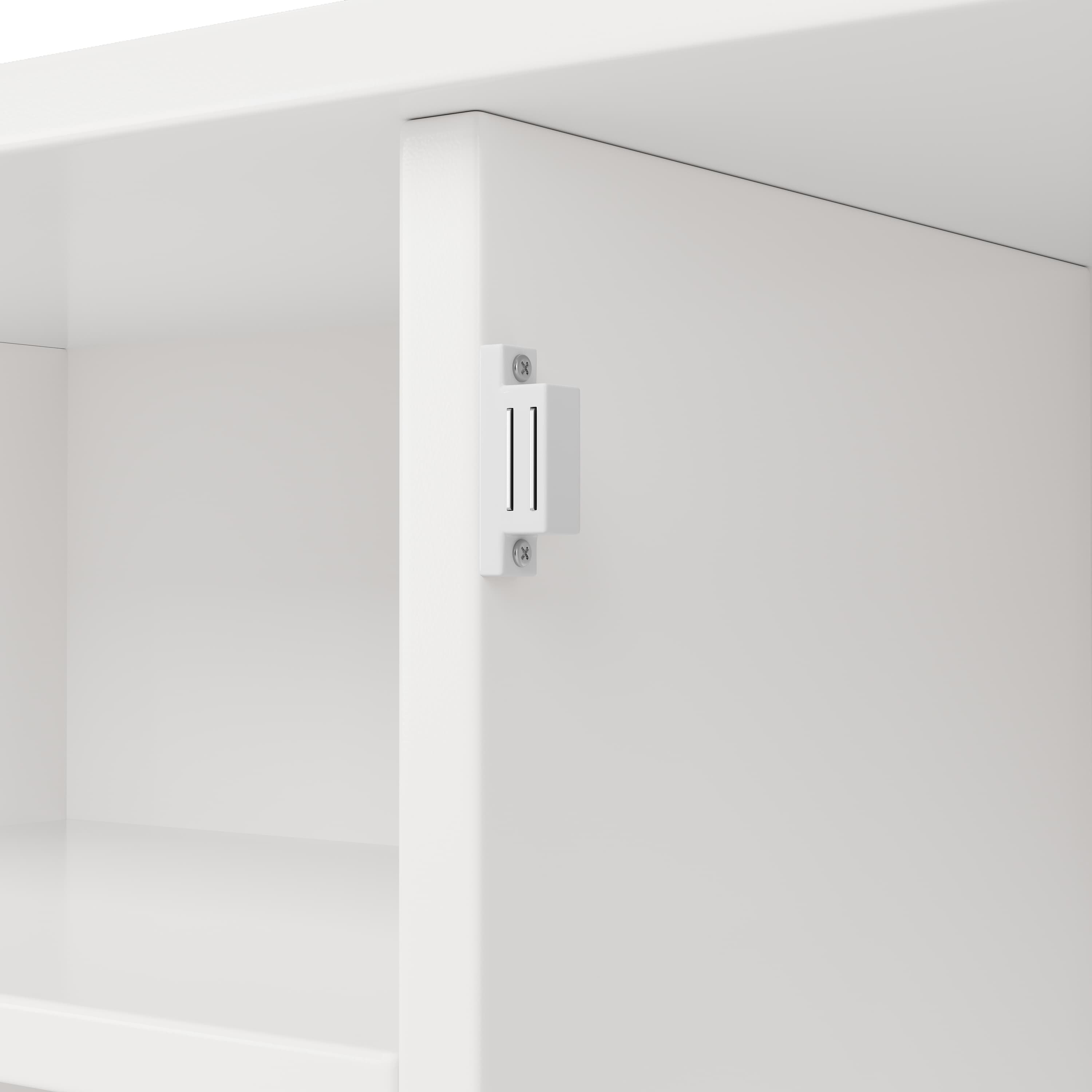 Elegant Tall Kitchen Cabinet with Wine Rack & Storage - image 1