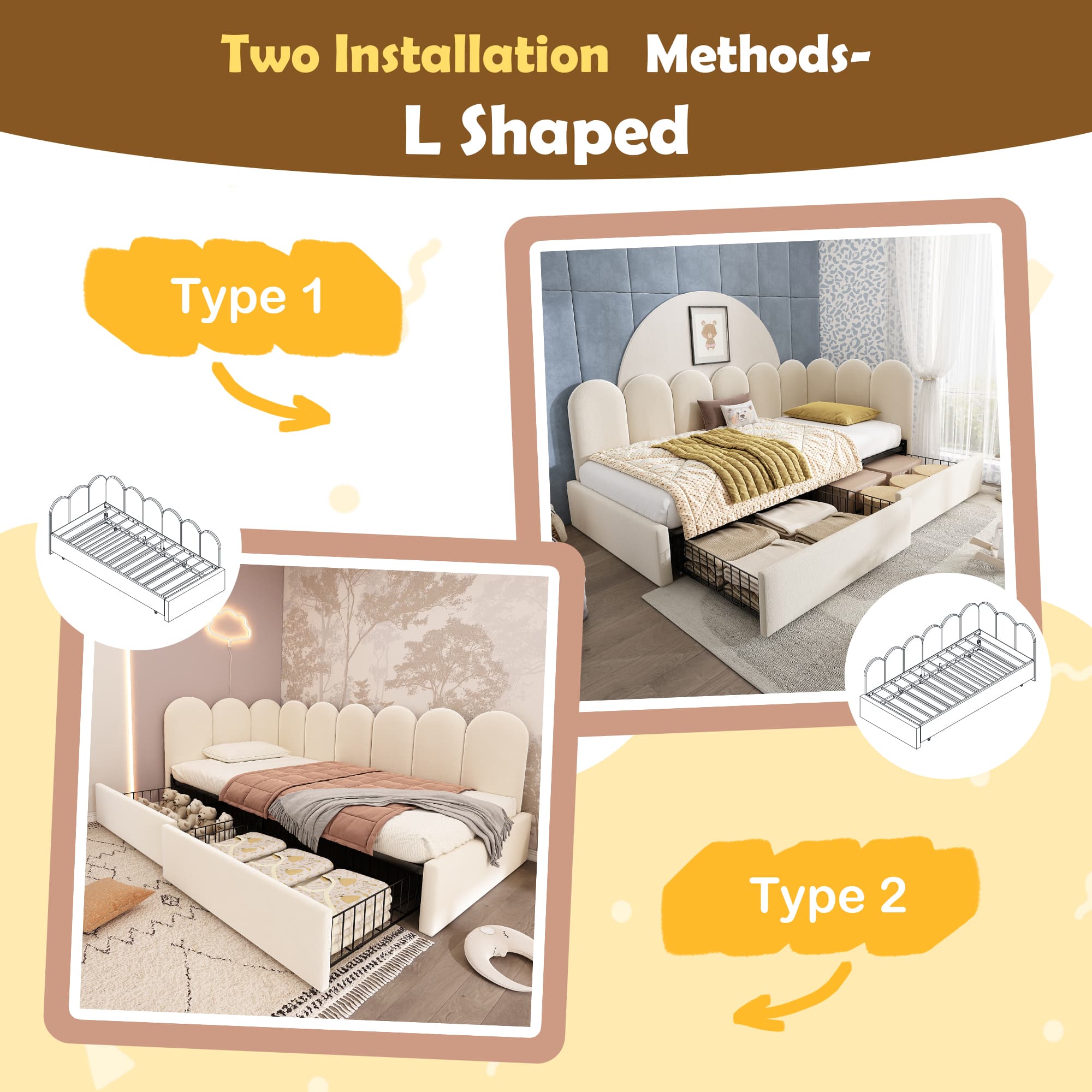 Stylish Velvet Daybed with Smart Under-Bed Storage - image 6