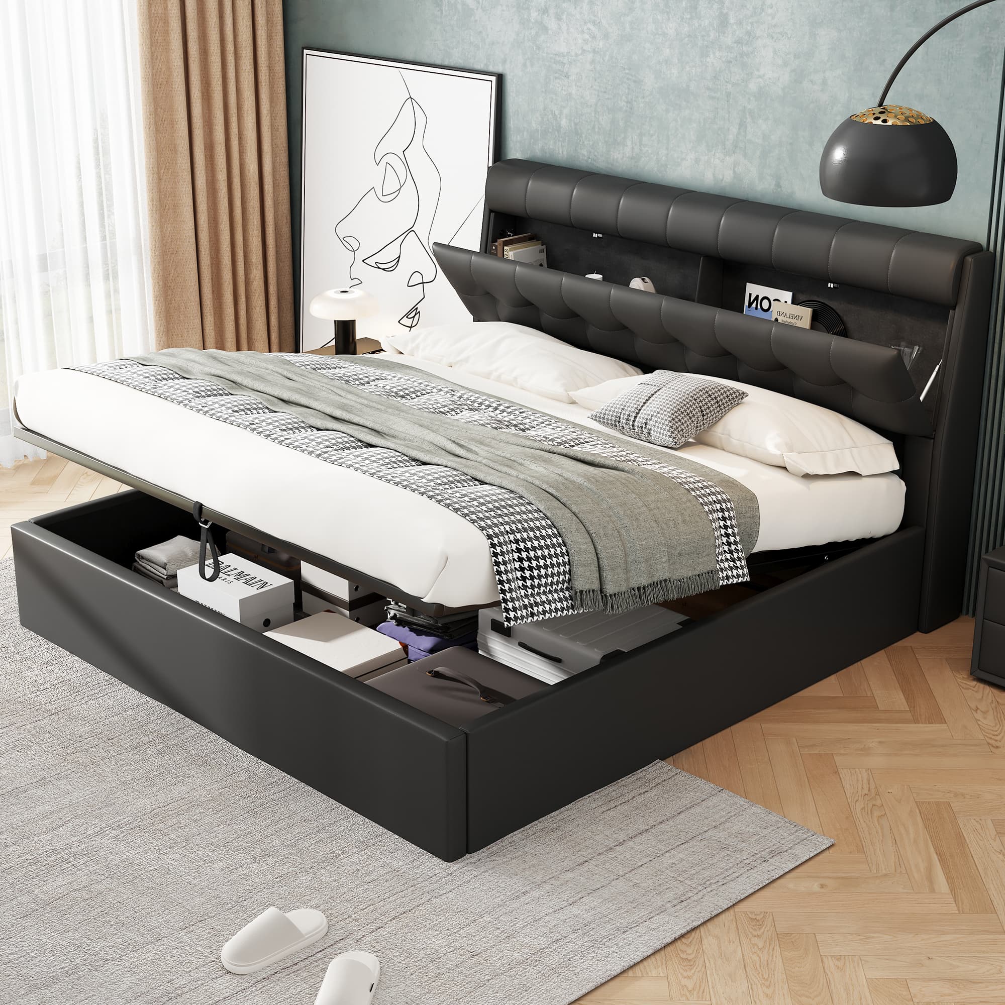 Effortless Storage Meets Modern Style in this King Bed Frame - image 6