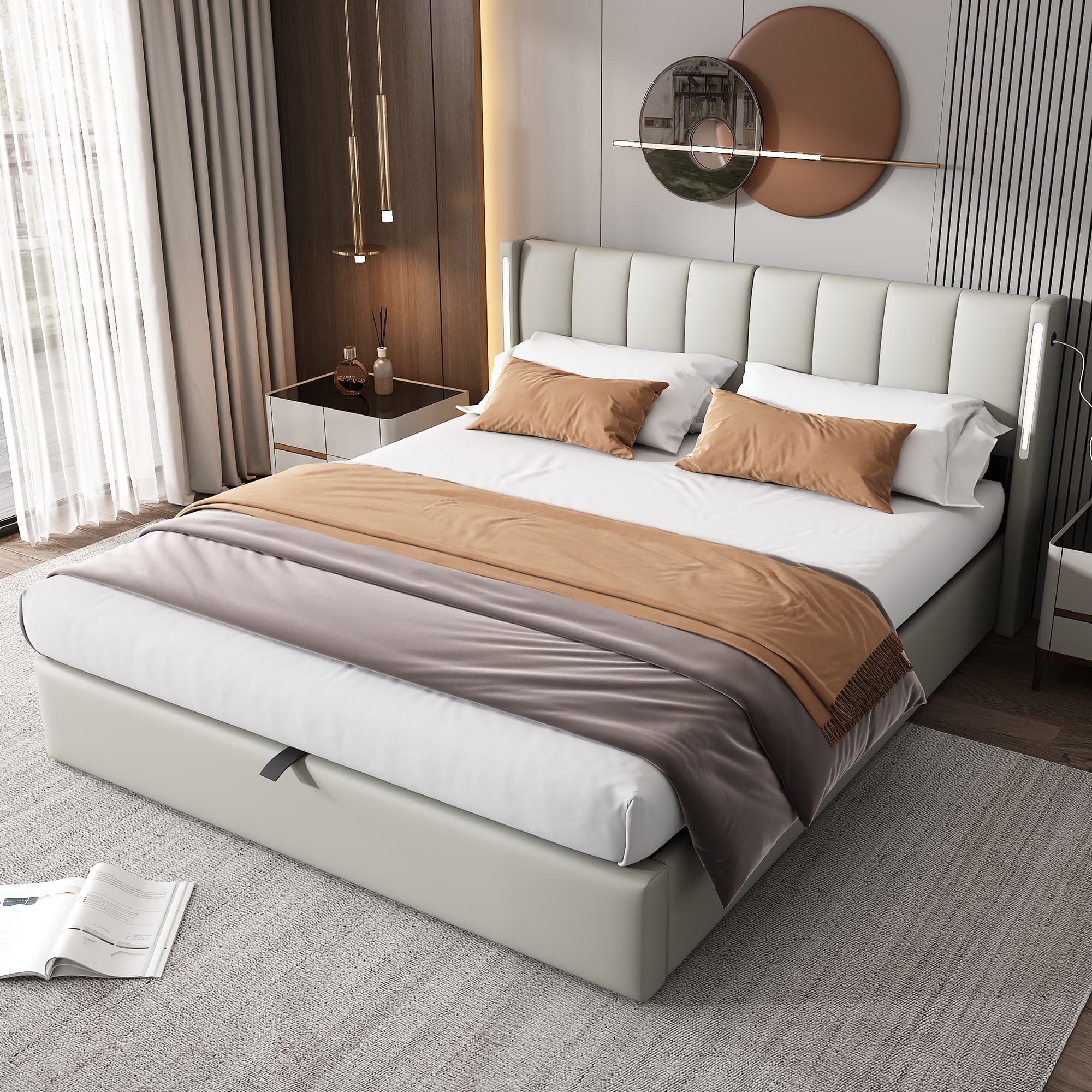 Transform Your Bedroom with a Smart King Size Storage Bed - image 2