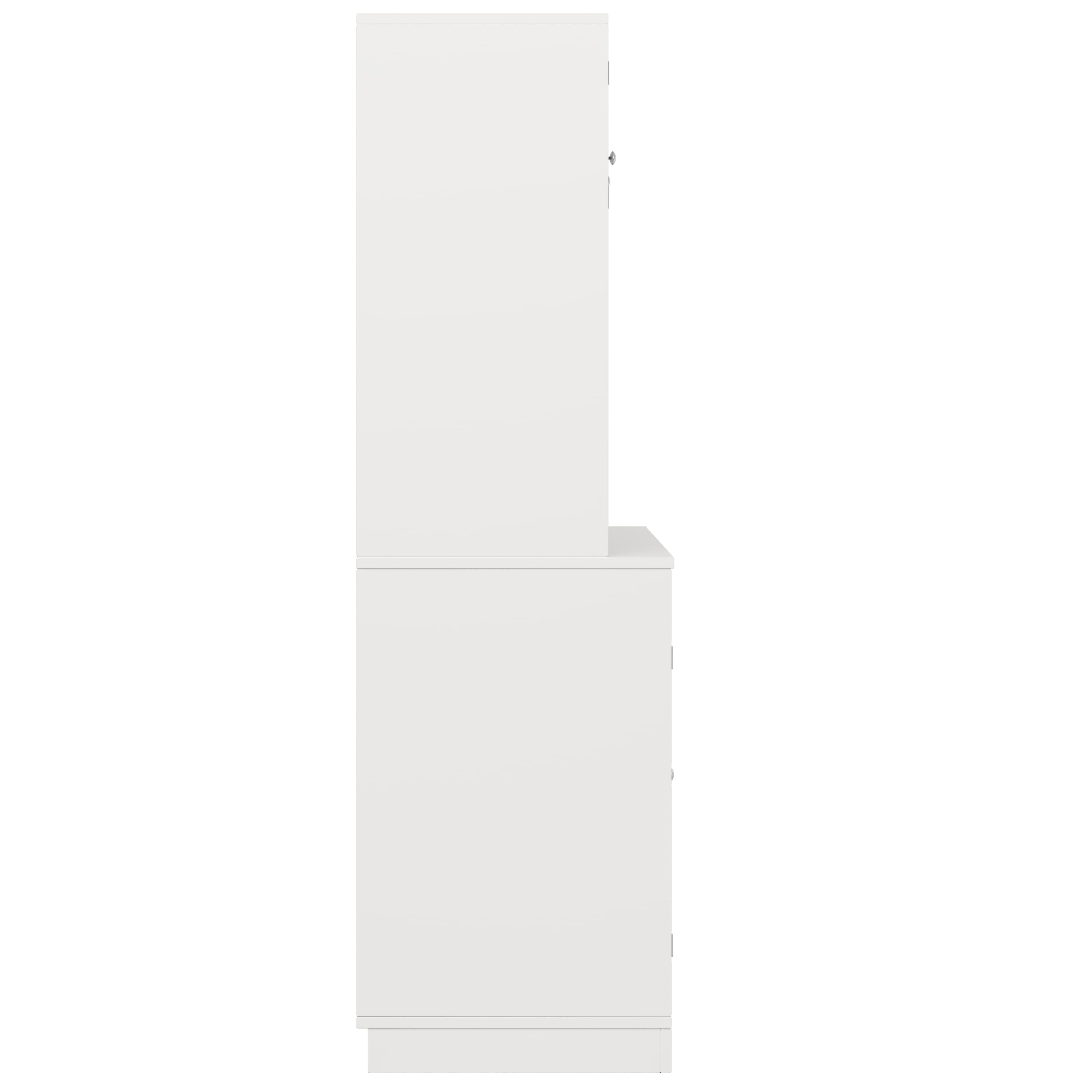 Elegant Tall Kitchen Cabinet with Wine Rack & Storage - image 3