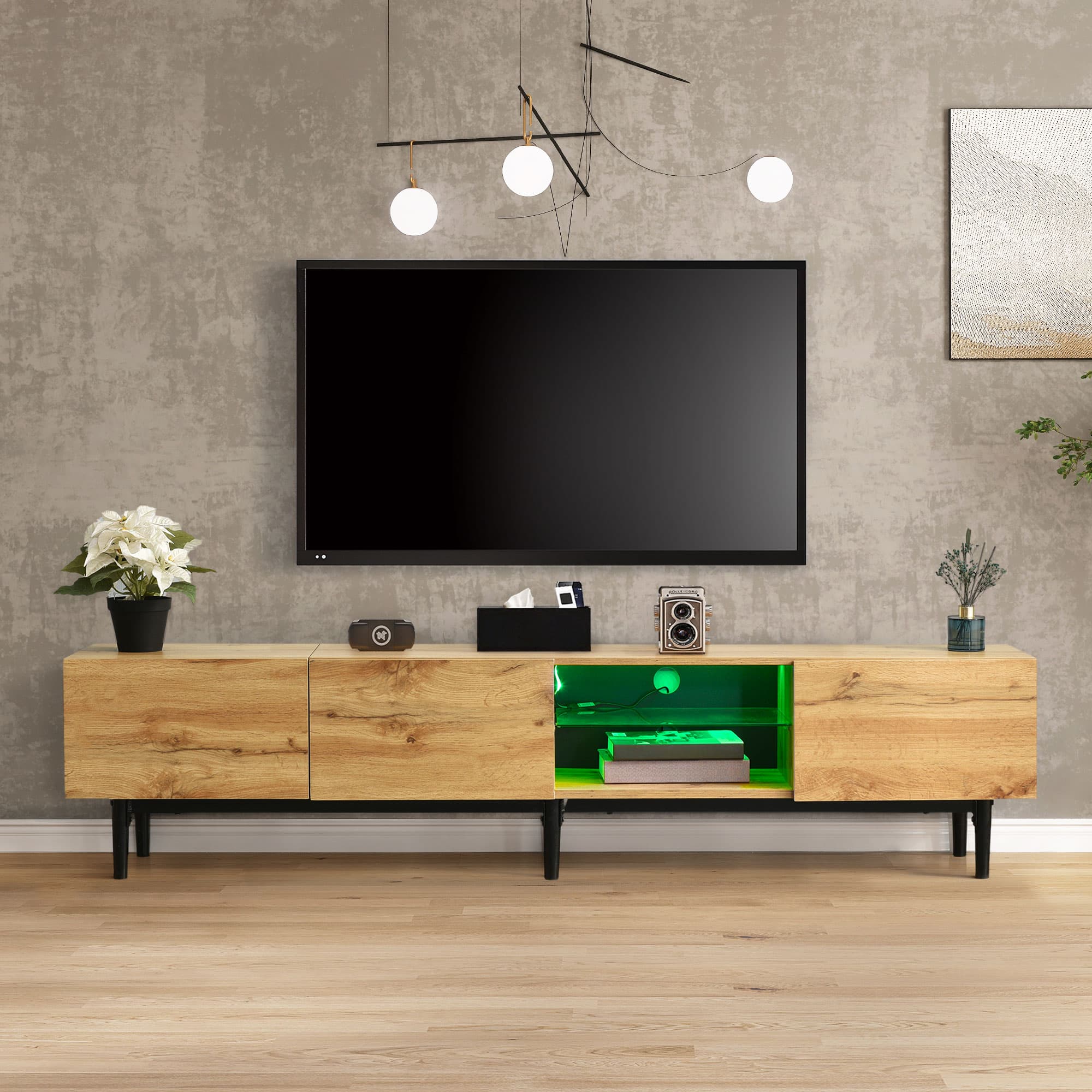 Transform Your Living Room with a Modern LED TV Cabinet - image 1