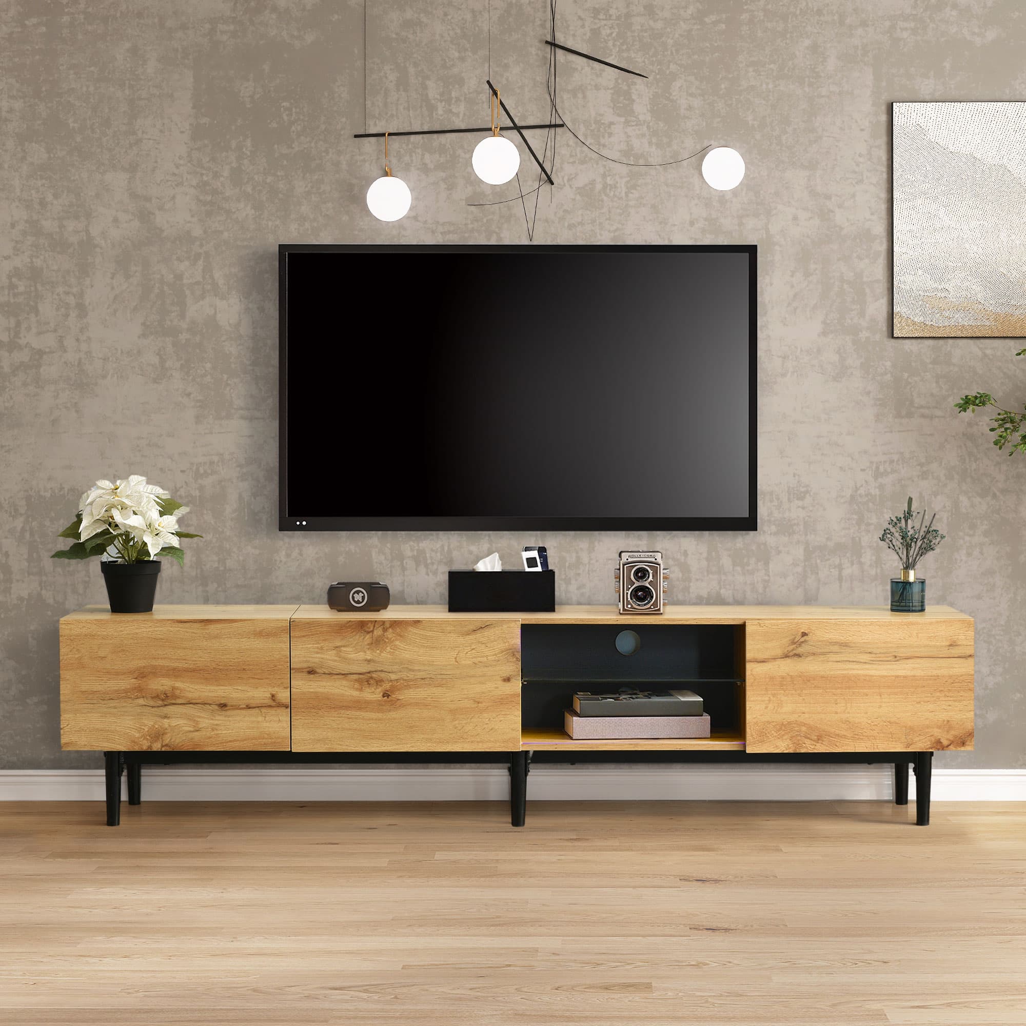 Transform Your Living Room with a Modern LED TV Cabinet