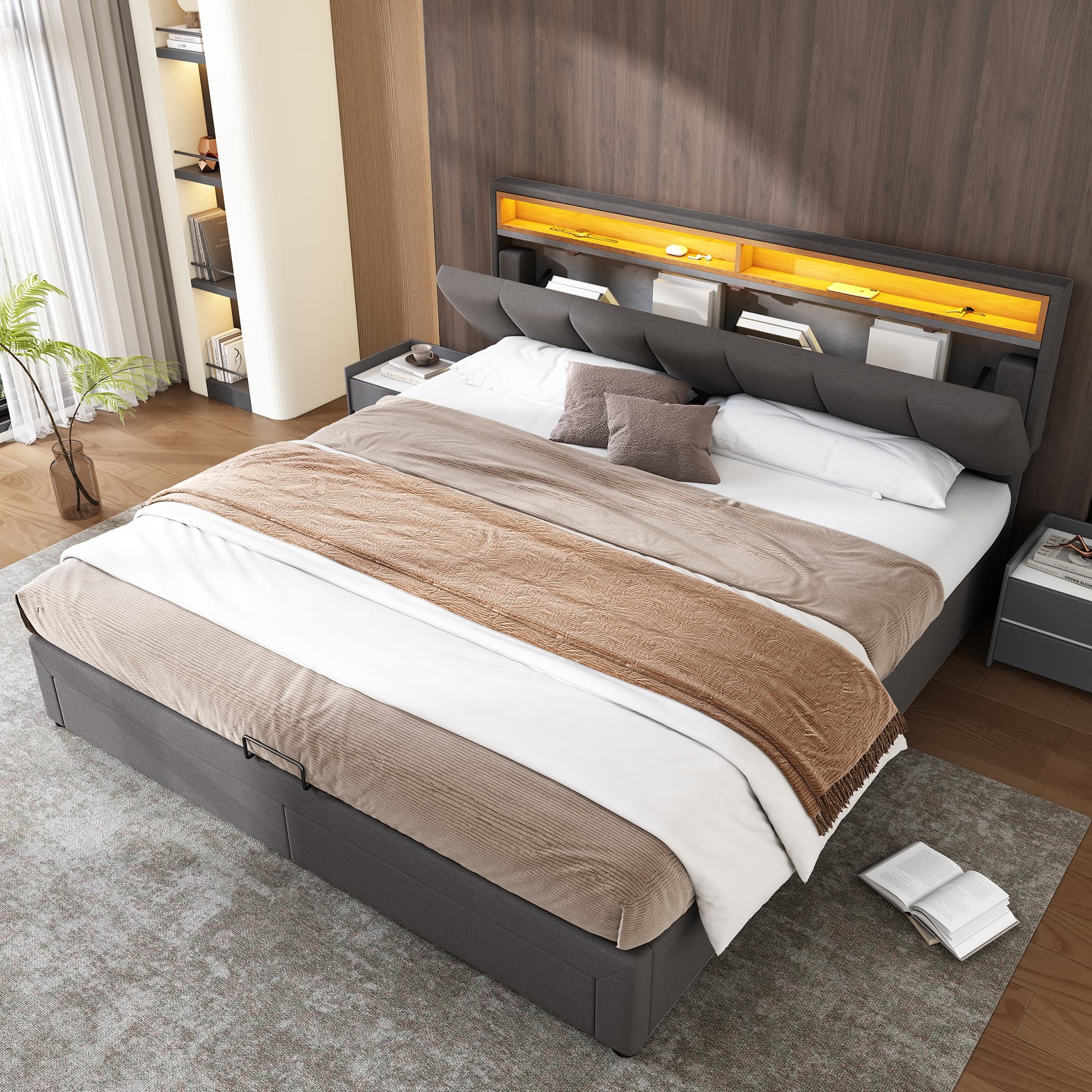 Transform Your Bedroom with Smart Storage & Ambient Lighting - image 3