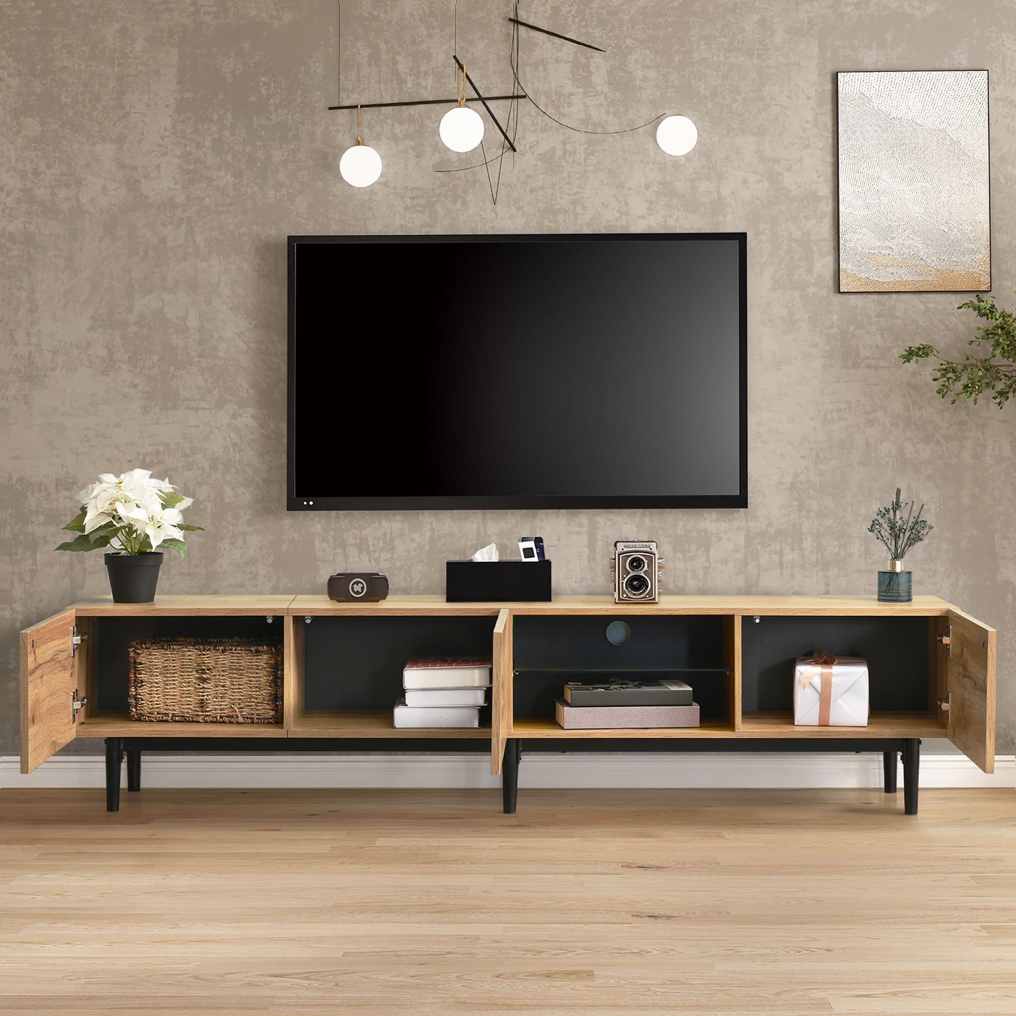 Transform Your Living Room with a Modern LED TV Cabinet - image 6