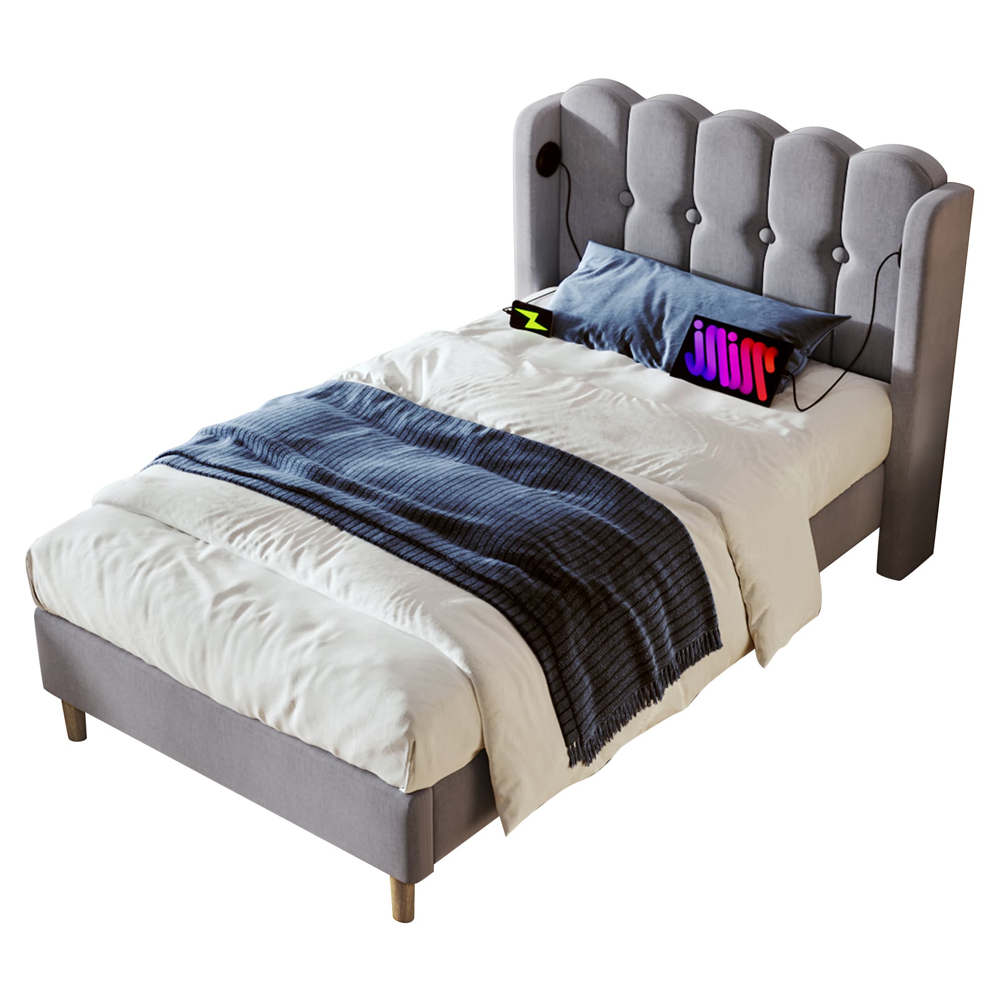 The Smart Single Bed: Style, Comfort & Effortless Charging - image 5