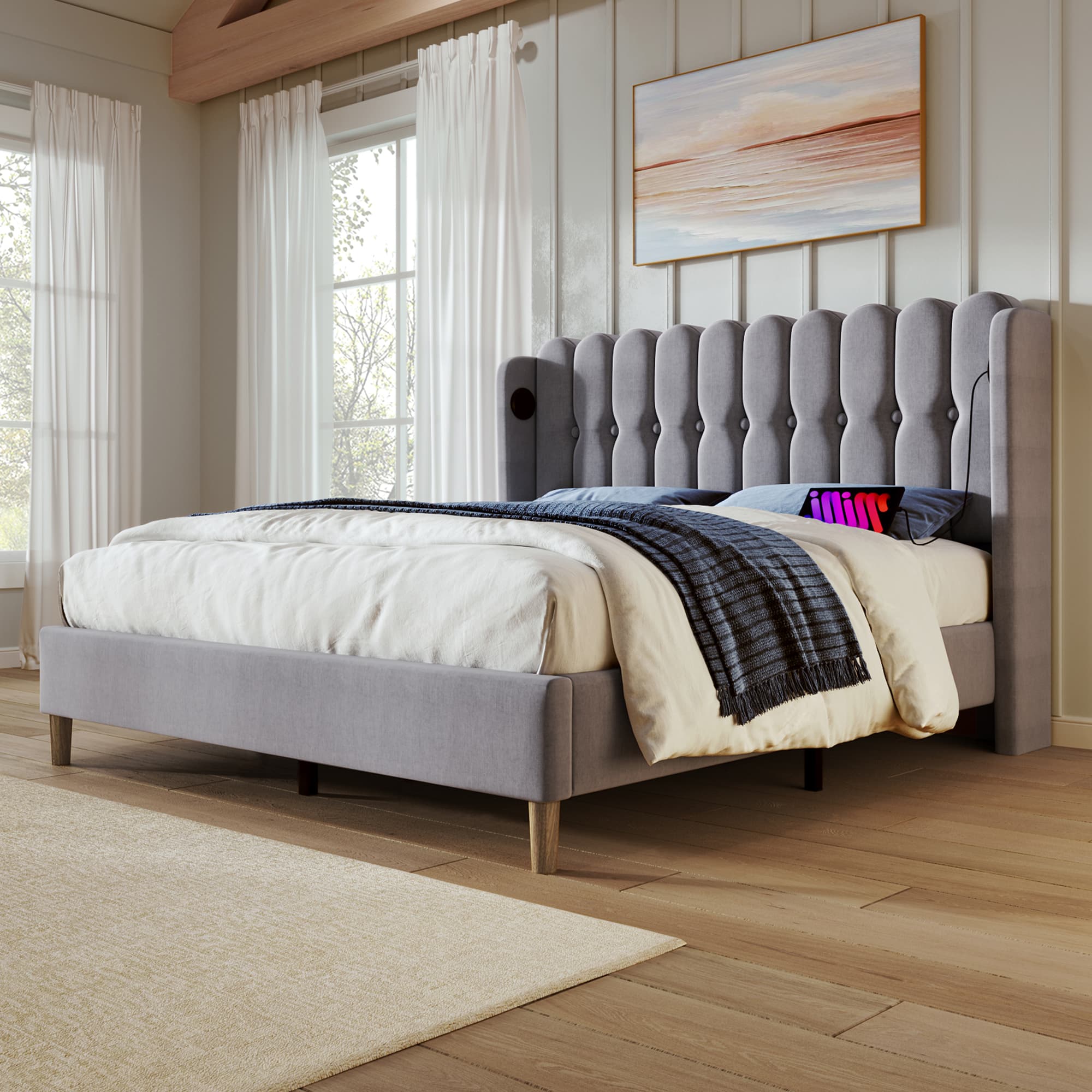 Effortless Charging Meets Modern Comfort in This Double Bed - image 6