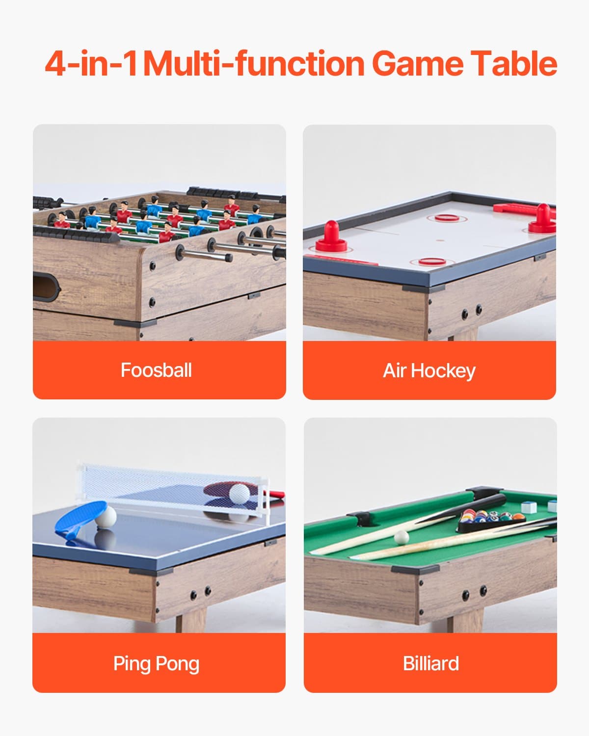 32-Inch 4-in-1 Tabletop Multi-Game Table - image 4